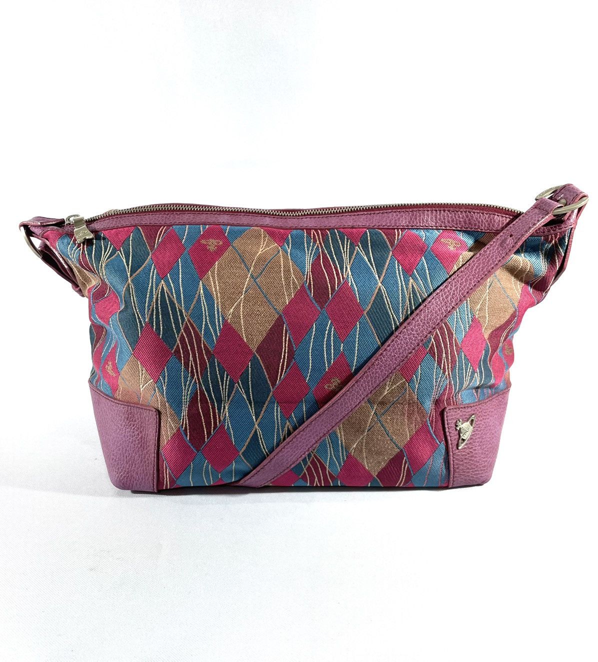 Vivienne Westwood Tartan Argyle Shoulder Bag, Women's