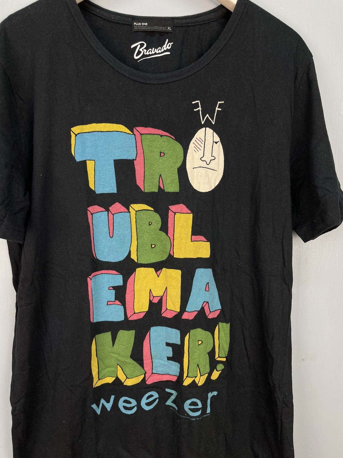 Band Tees × Bravado × Plus One Clothing Weezer trouble maker! Band t shirt Size US L / EU 52-54 / 3 - 3 Thumbnail