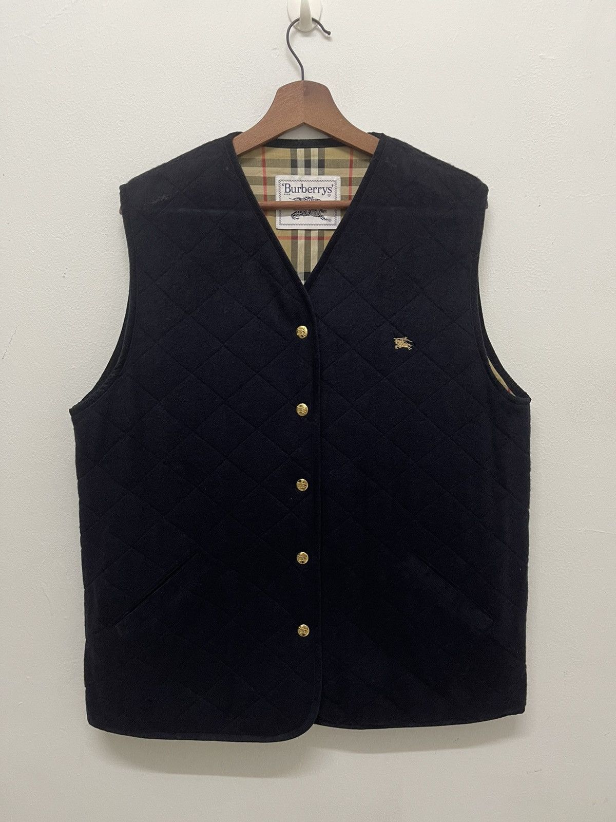 Burberry Prorsum Vintage BURBERRYS NOVA CHECK VEST REVERSIBLE Size US M / EU 48-50 / 2 - 3 Thumbnail