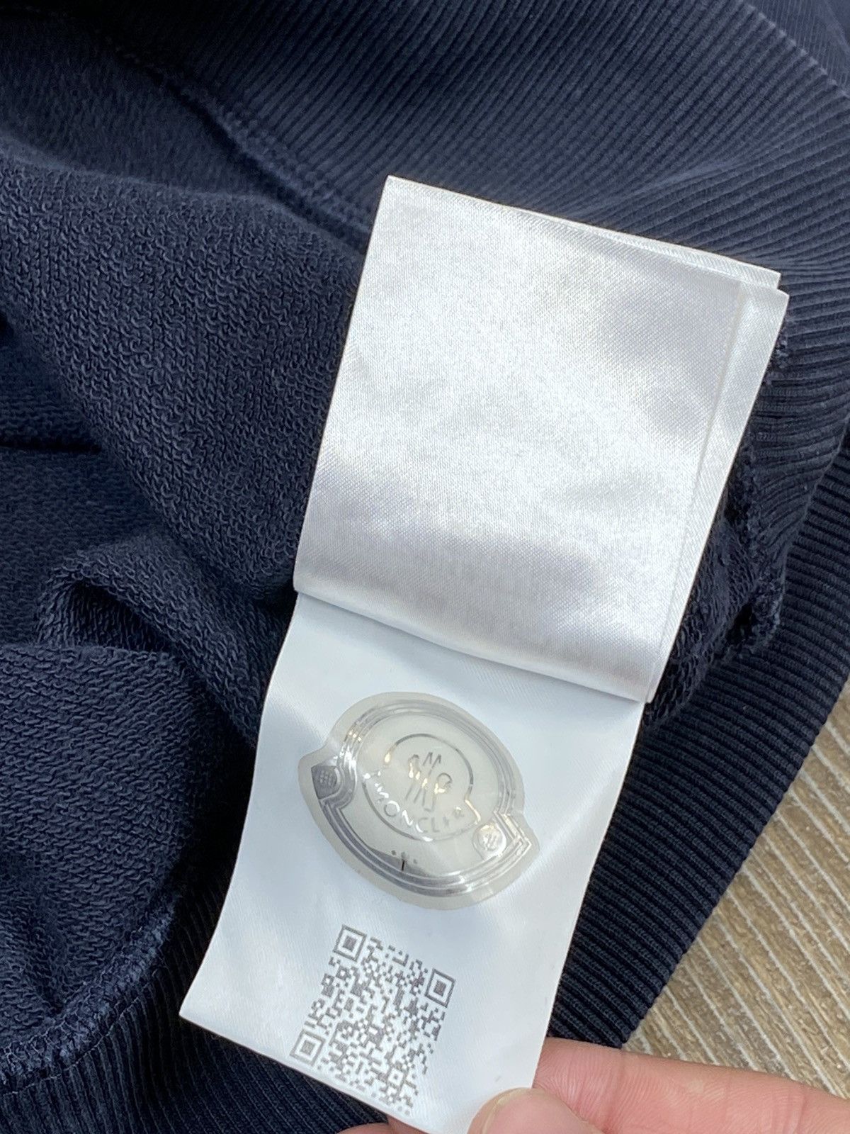 Moncler Moncler logo blue sweatshirt Size XS / US 0-2 / IT 36-38 - 9 Thumbnail