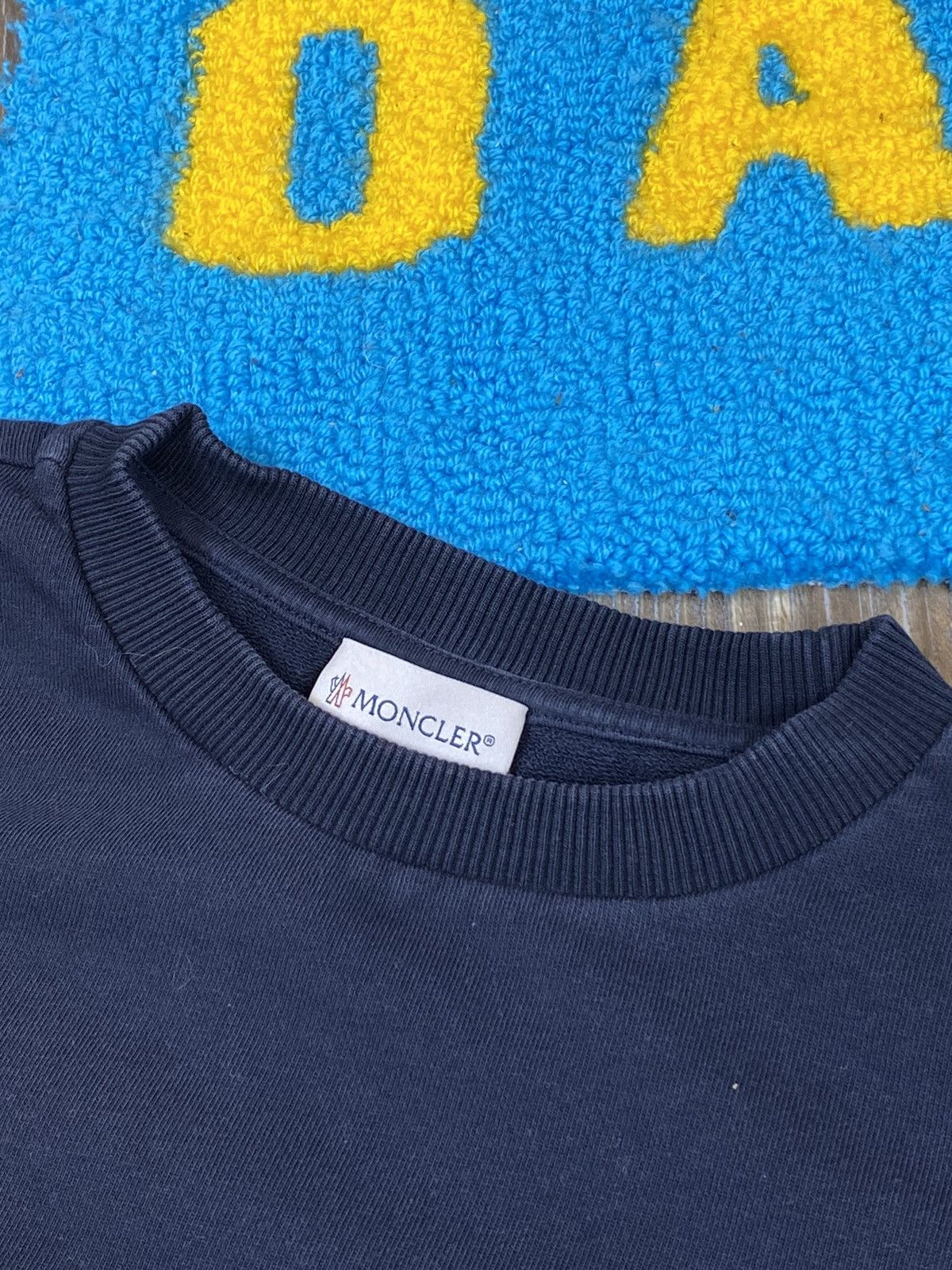 Moncler Moncler logo blue sweatshirt Size XS / US 0-2 / IT 36-38 - 6 Thumbnail