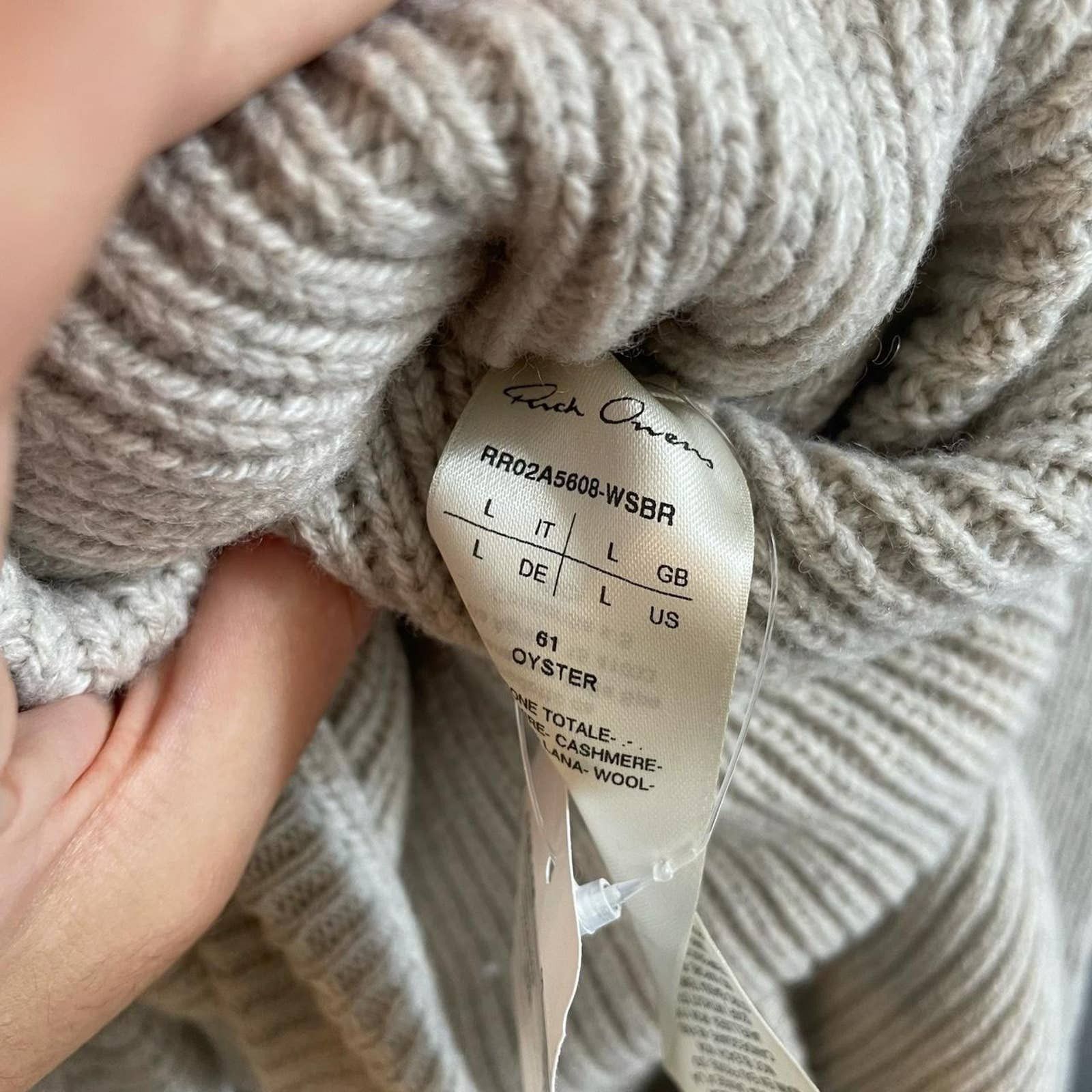 Rick Owens Rick owens cashmere banana Size US M / EU 48-50 / 2 - 4 Thumbnail