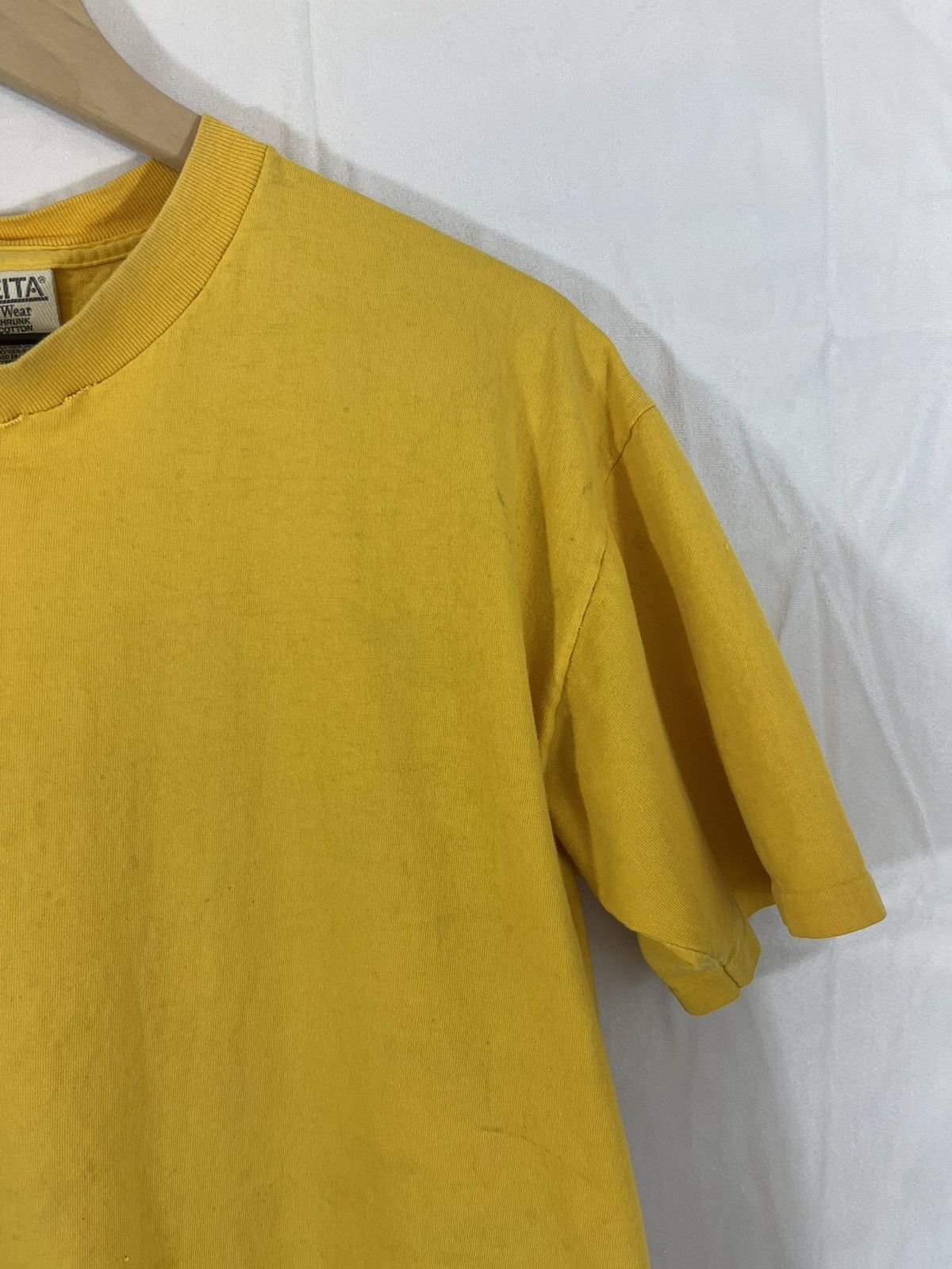 Vintage Single Stitch Thrashed Microsoft Sun Faded Blank Tee Size US L / EU 52-54 / 3 - 5 Thumbnail