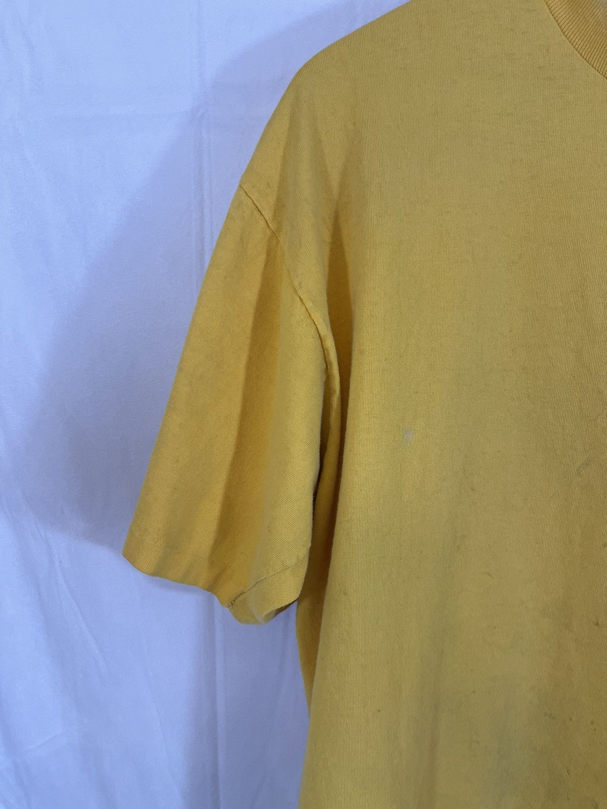Vintage Single Stitch Thrashed Microsoft Sun Faded Blank Tee Size US L / EU 52-54 / 3 - 7 Thumbnail