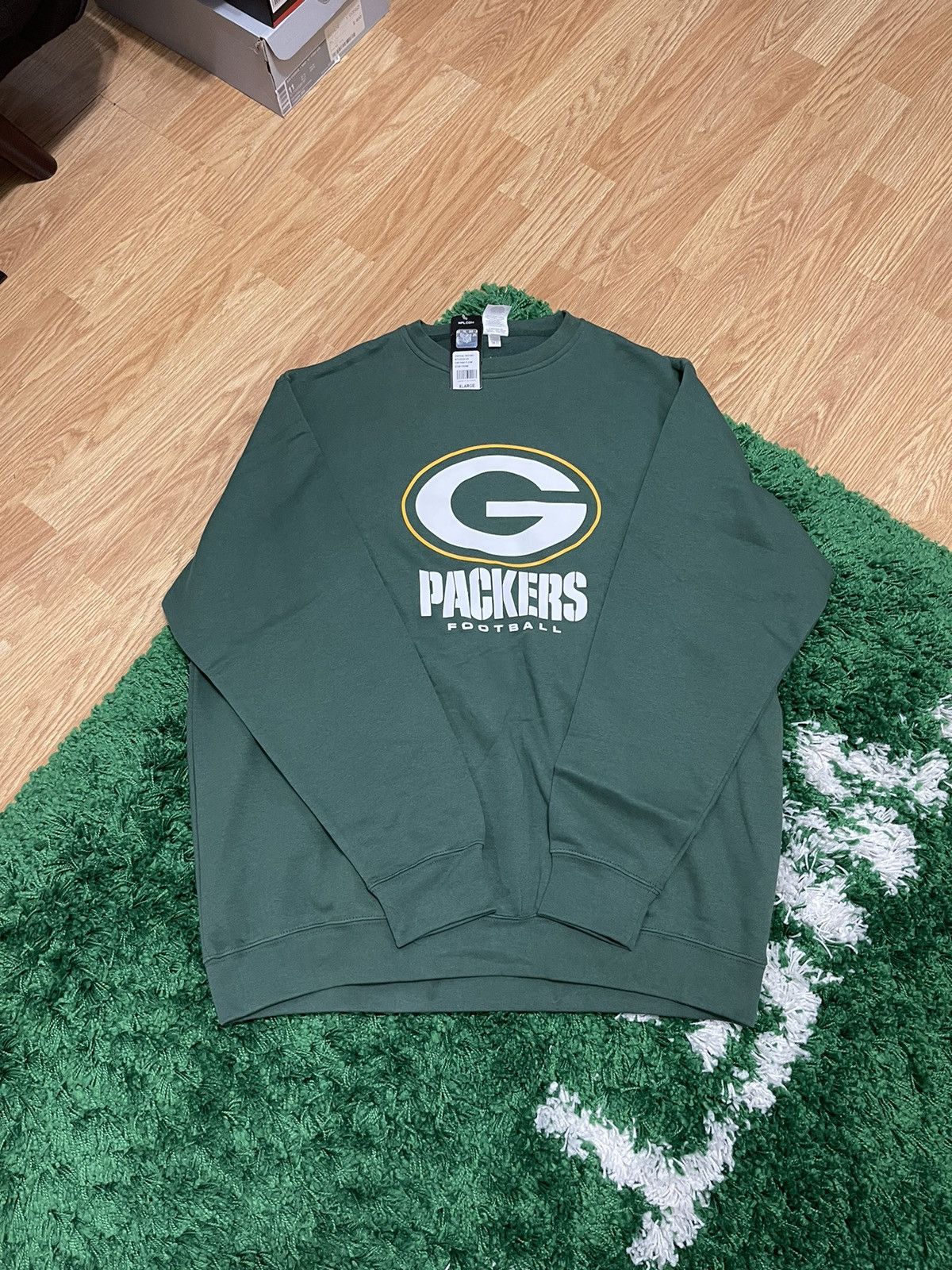 Green Bay Packers Sweatshirt Y2K Wisconsin Football Sweatshirt 