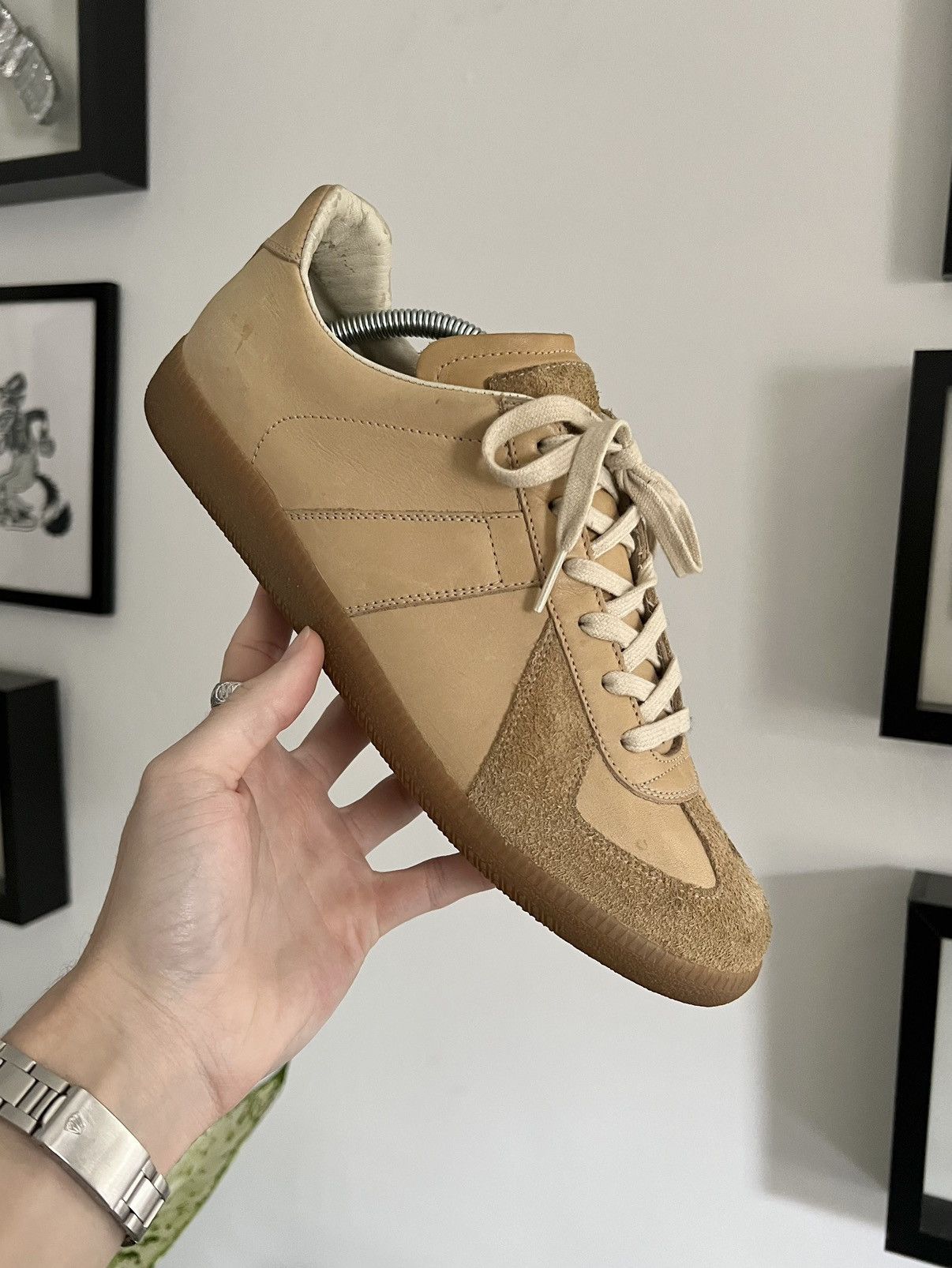 REPLICA LEATHER GAT SNEAKER
