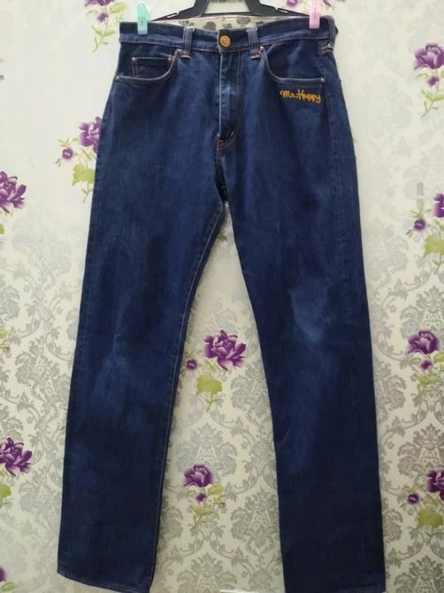 Designer DISTRESSED DENIM JEANS Size US 32 / EU 48 - 10 Thumbnail