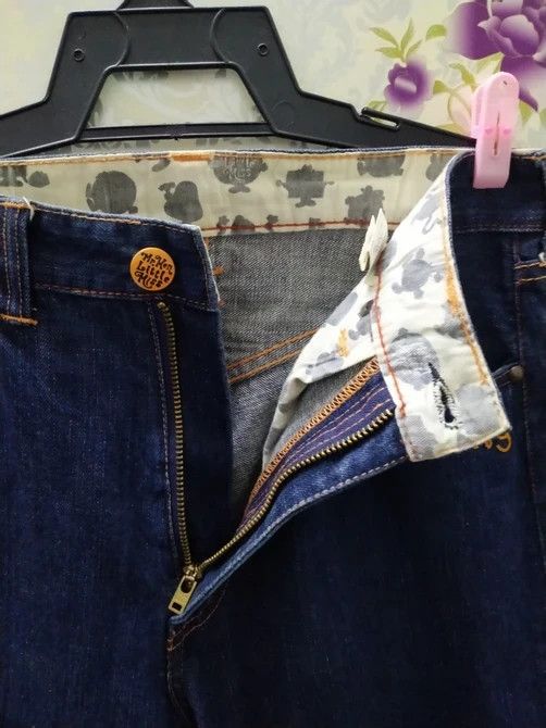 Designer DISTRESSED DENIM JEANS Size US 32 / EU 48 - 12 Thumbnail