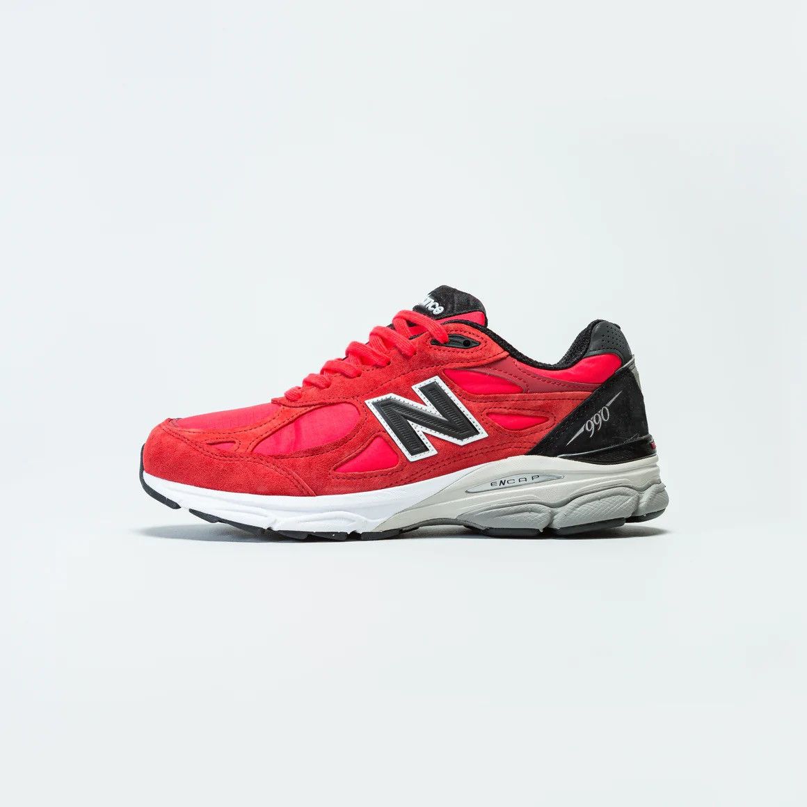 image of 3M x New Balance Made In Usa 990V3 Shoes in Red, Women's (Size 7)