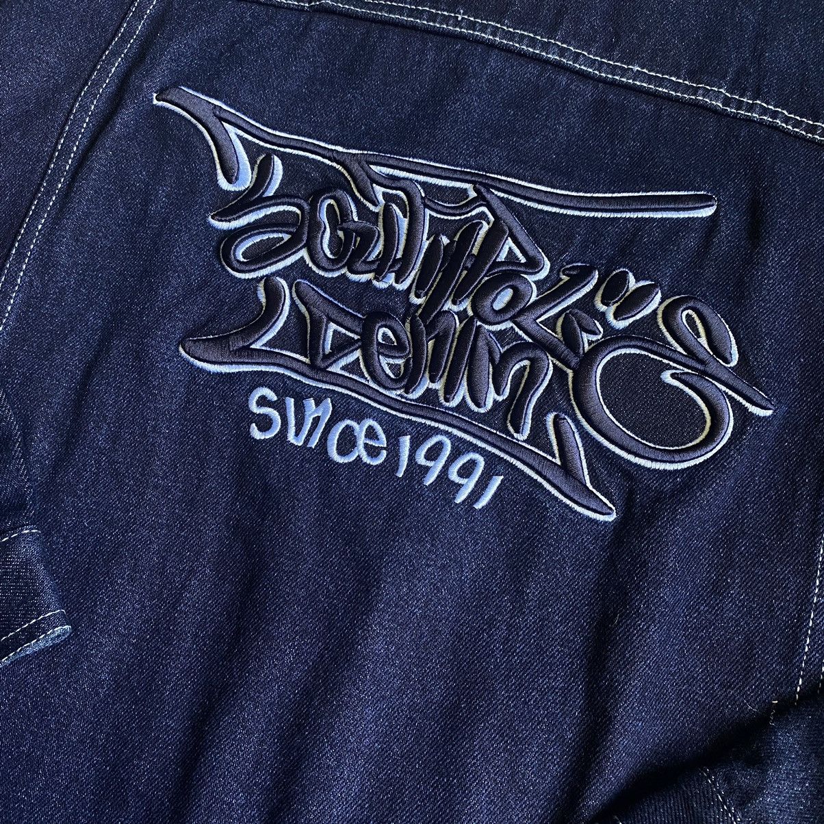 Southpole Vintage 1990s Southpole Denim Embroidered Logo Jean Jacket Size US XL / EU 56 / 4 - 7 Thumbnail