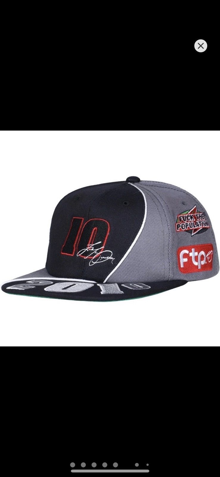Fuck The Population FTP Pit Crew 6 Panel Hat/Cap (Fuck the Population Racing) Size ONE SIZE - 1 Thumbnail