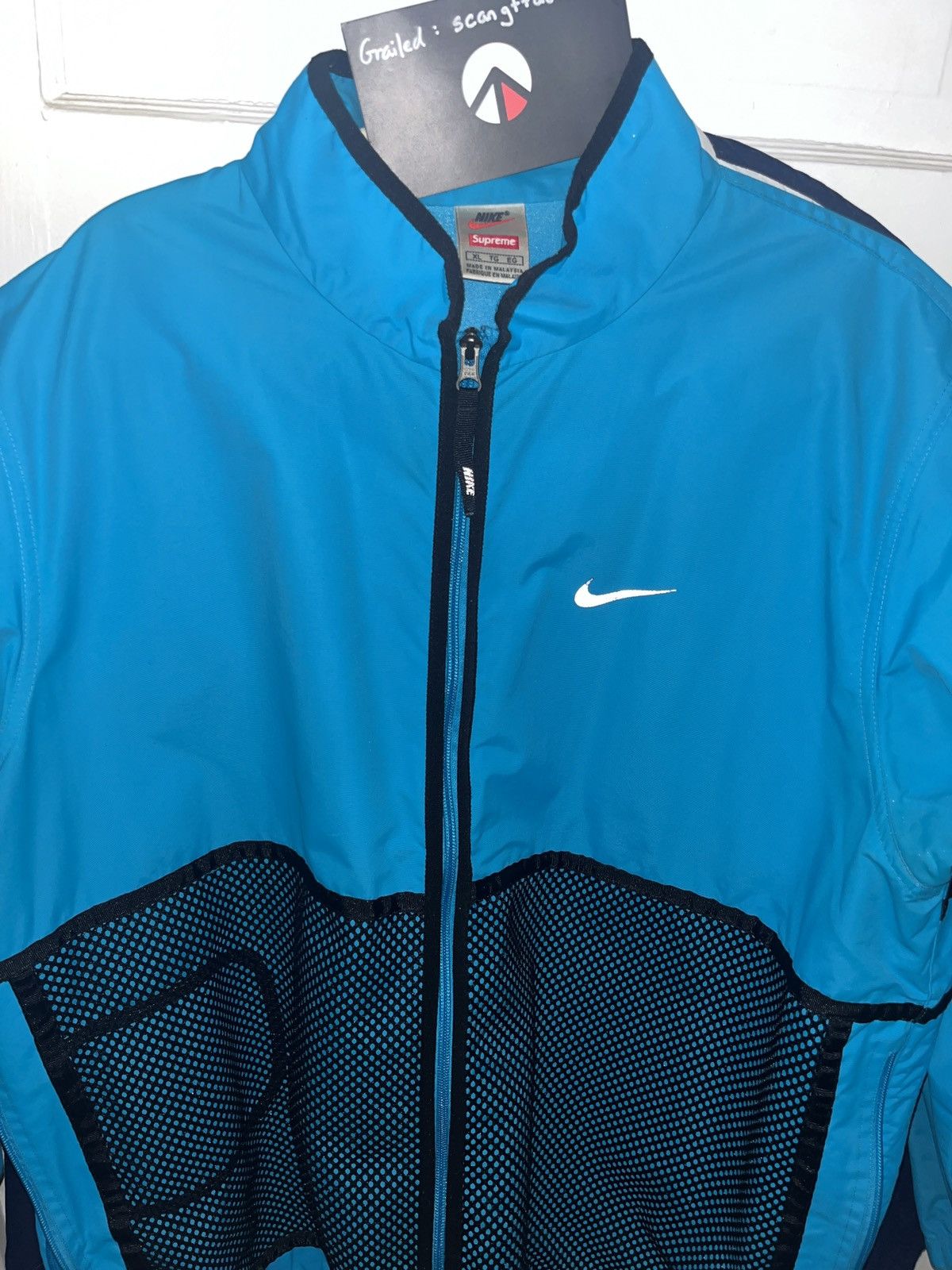 Supreme Supreme Nike Trail Running Jacket Blue Size XL | Grailed