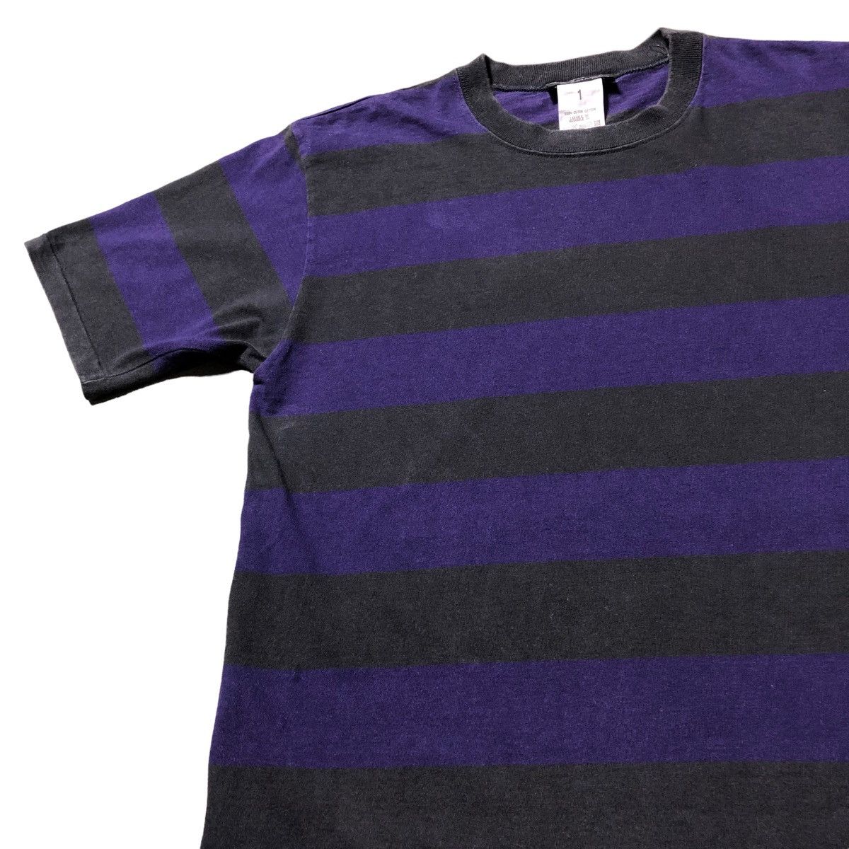 Vtg 90s Agnes B. stripe Tshirt