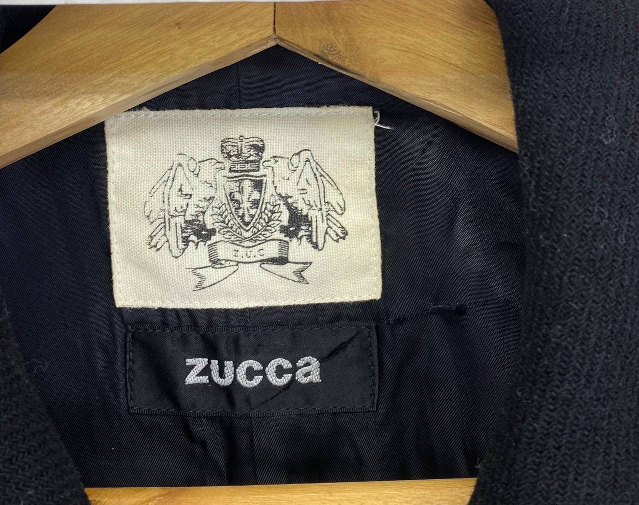 CABANE de ZUCCa × Issey Miyake × Vintage Vintage Issey Miyake Zucca Wool Trench Coats Long Jacket Size US M / EU 48-50 / 2 - 4 Thumbnail
