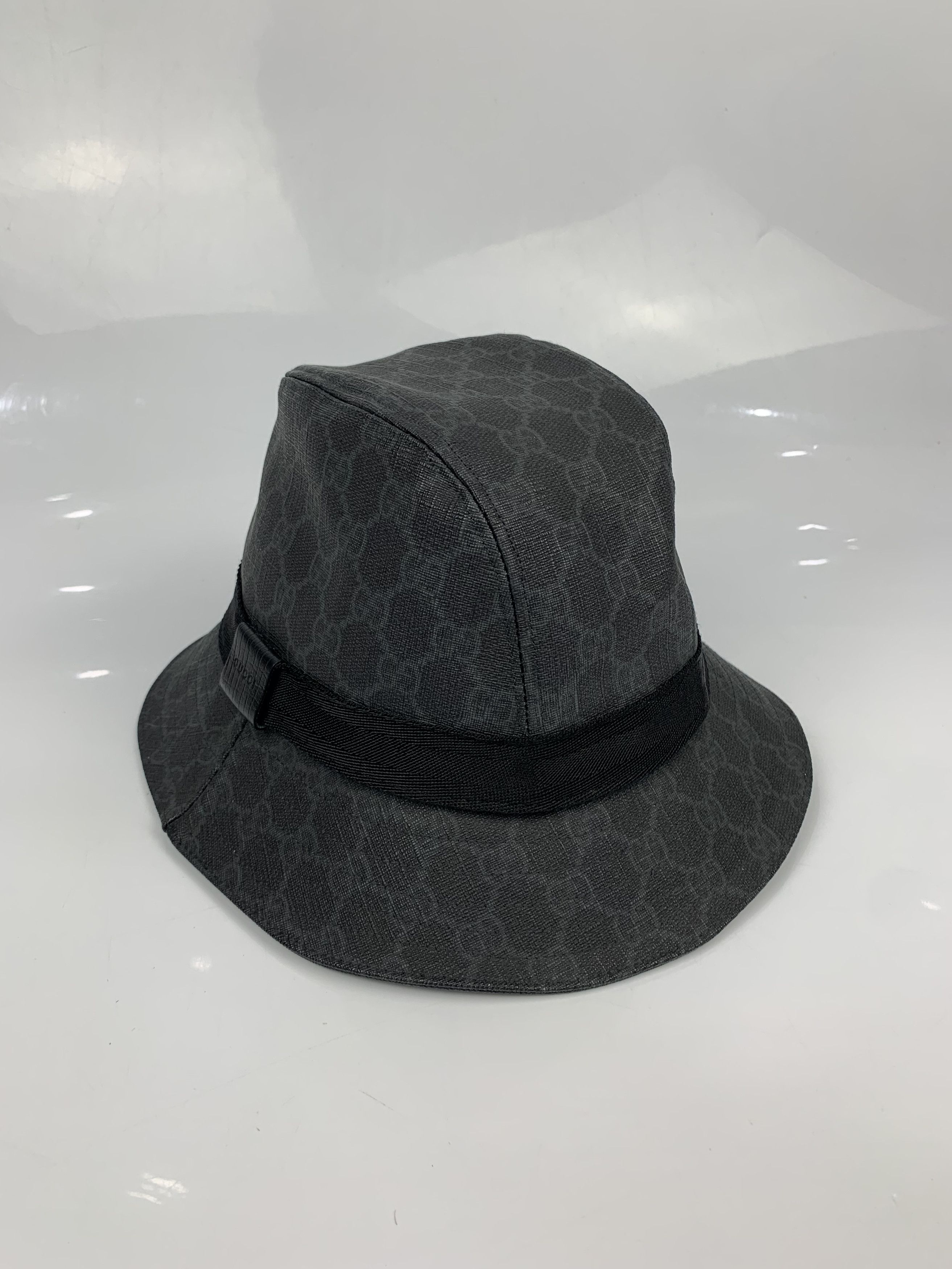 Gucci Black and Beige Monogram Bucket Hat Gucci Canvas Monogram Reversible Bucket Hat L Brown 1759464  main image 2