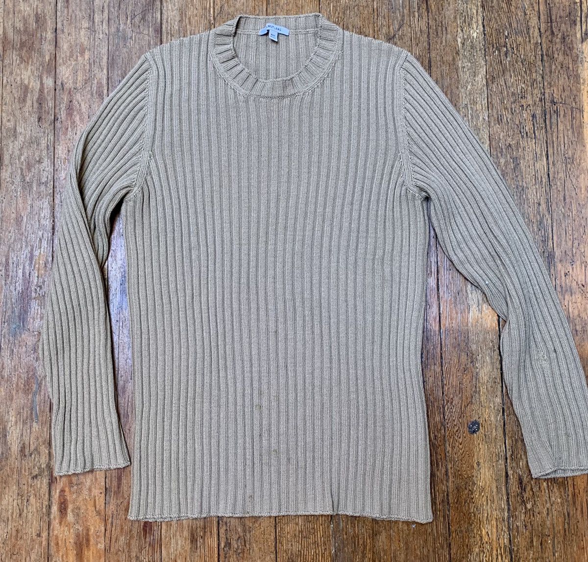 Helmut Lang × Vintage archival HELMUT LANG wool ribbed sweater size52 Italy Size US L / EU 52-54 / 3 - 1 Thumbnail