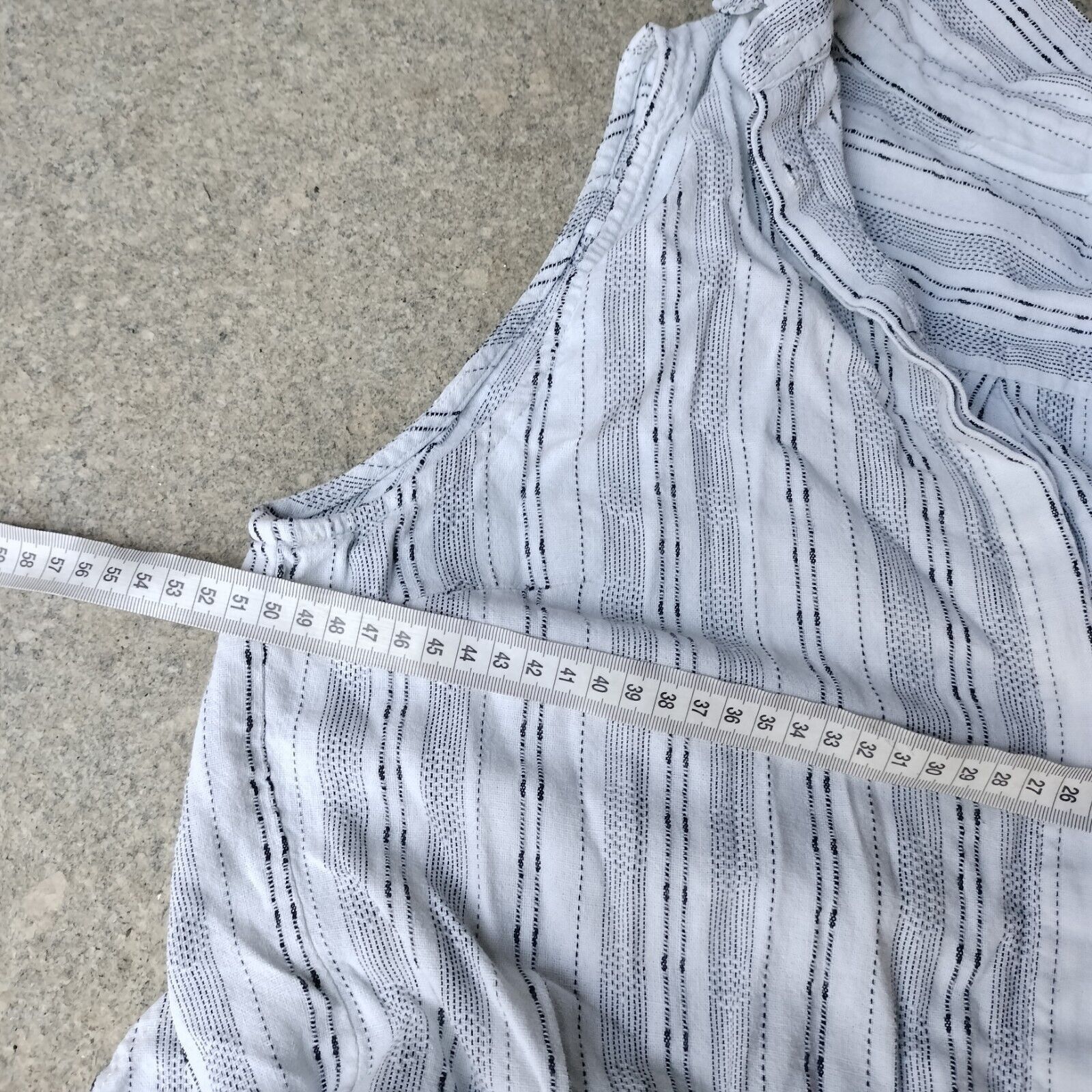 Other Flower Dress Mini Button Up Linen Cotton Shift Flax Abstract Size S / US 4 / IT 40 - 9 Thumbnail