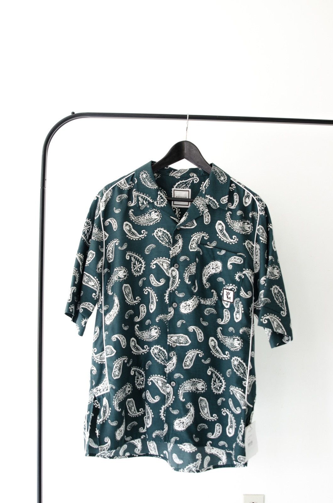 Wooyoungmi SS18 48 Silk Cotton Paisley Vacation Camp Collar Shirt Size US M / EU 48-50 / 2 - 1 Thumbnail
