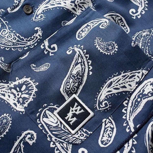 Wooyoungmi SS18 48 Silk Cotton Paisley Vacation Camp Collar Shirt Size US M / EU 48-50 / 2 - 9 Thumbnail