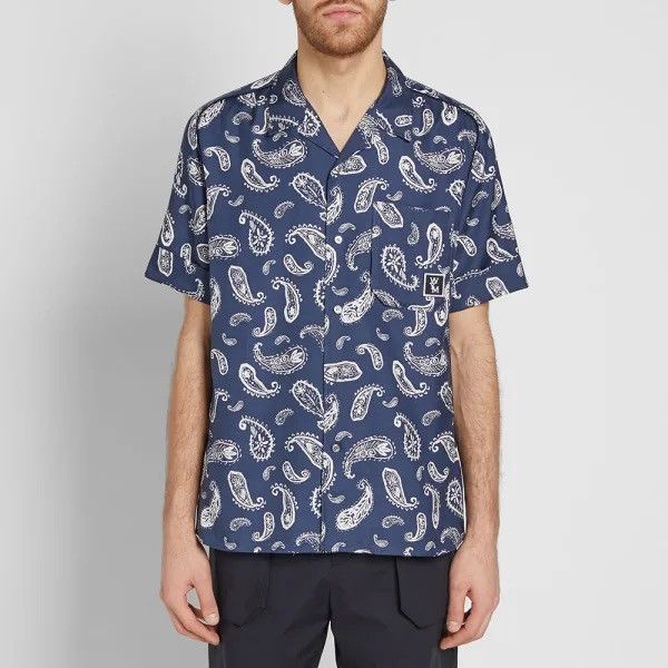 Wooyoungmi SS18 48 Silk Cotton Paisley Vacation Camp Collar Shirt Size US M / EU 48-50 / 2 - 10 Thumbnail