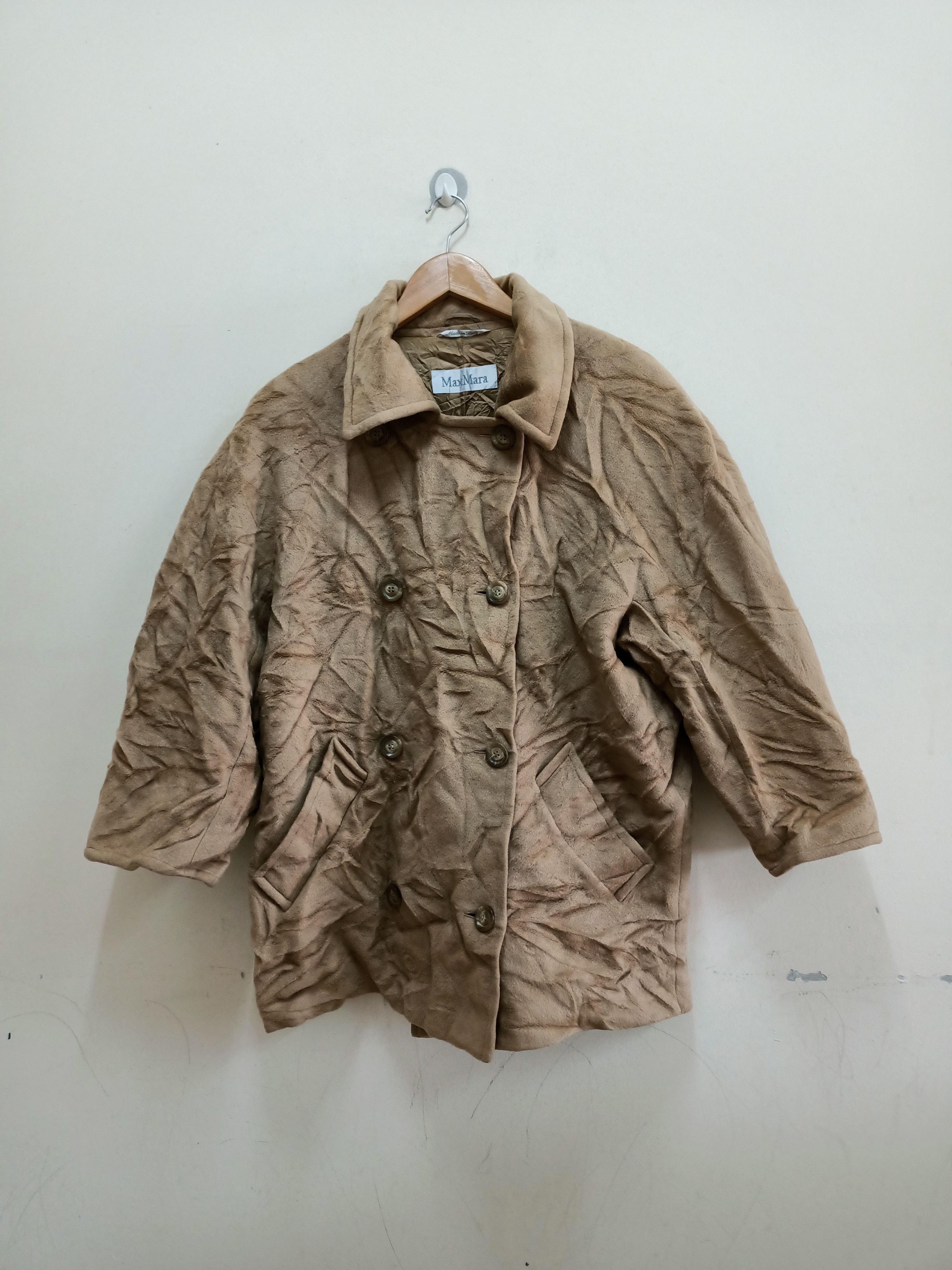 【送料&関税込】Max Mara acacia Beige Virgin Wool Jacket Wool jackets beige virgin wool | Max Mara