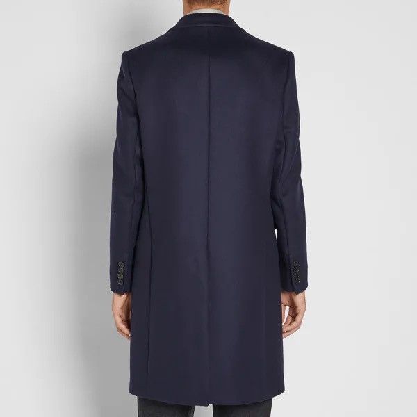 Acne Studios NEW 46 Navy Gavin Wool Classic Overcoat Coat Jacket Size US S / EU 44-46 / 1 - 3 Thumbnail