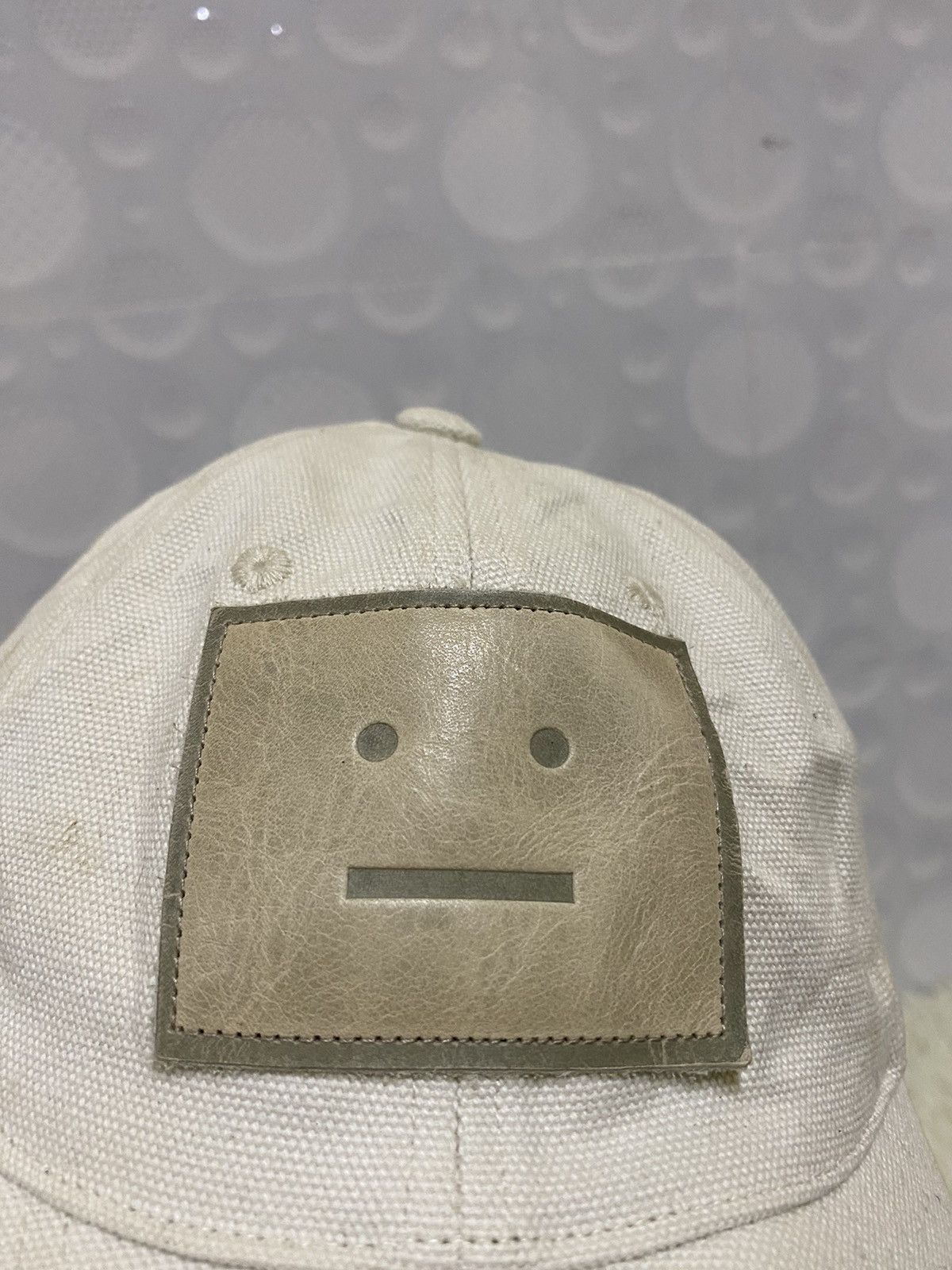 Acne Studios × Designer Acne Studios Cunov Canvas Frayed Face Cap Size ONE SIZE - 4 Thumbnail