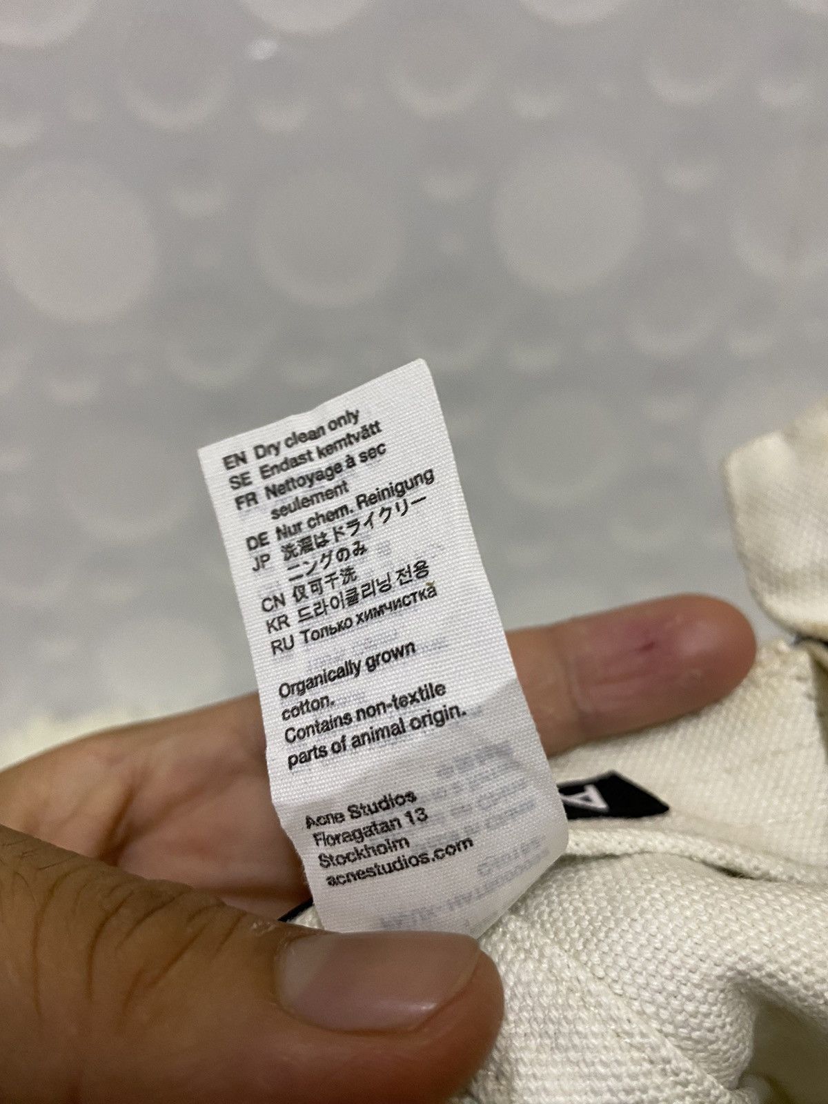 Acne Studios × Designer Acne Studios Cunov Canvas Frayed Face Cap Size ONE SIZE - 8 Thumbnail
