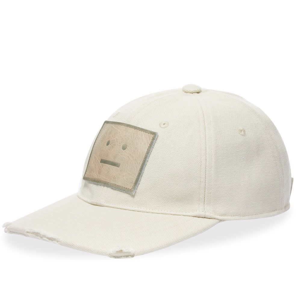 Acne Studios Cunov Canvas Frayed Face Cap