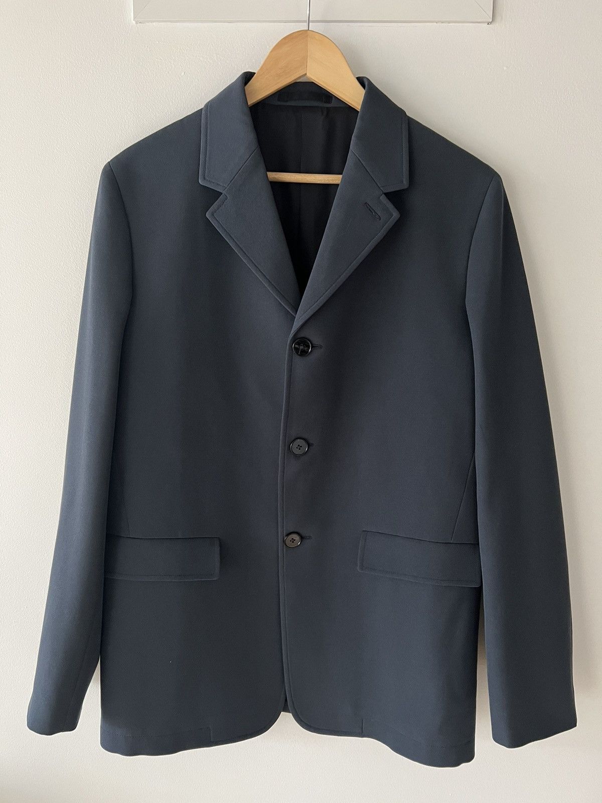 Jil Sander $2.2K NEW 48 RARE Wool Italy Vermer Blazer Jacket Blue Size US M / EU 48-50 / 2 - 1 Thumbnail