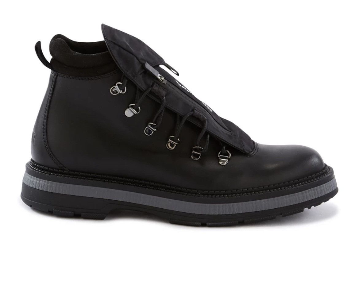 Dior × Kim Jones NEW 40 Worker Calfskin Leather Hiking Winter Boots Logo Size US 7 / EU 40 - 2 Thumbnail
