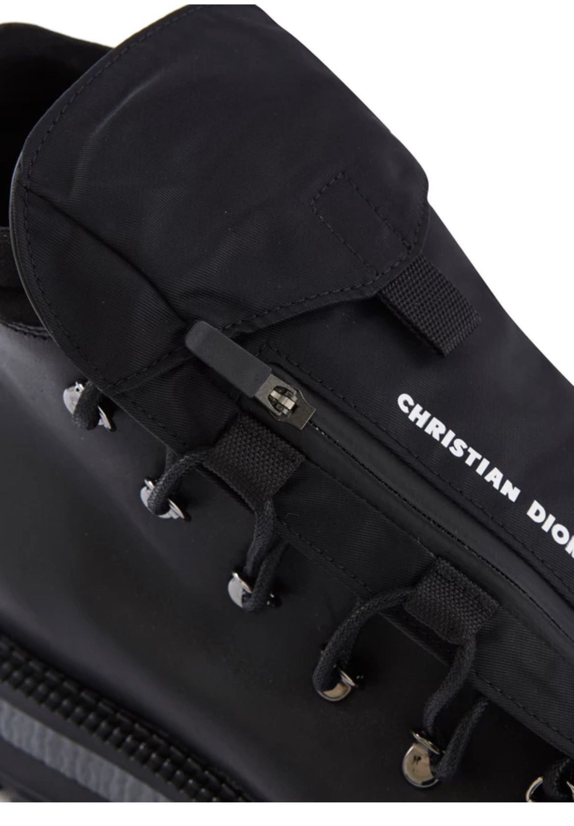 Dior × Kim Jones NEW 40 Worker Calfskin Leather Hiking Winter Boots Logo Size US 7 / EU 40 - 5 Thumbnail