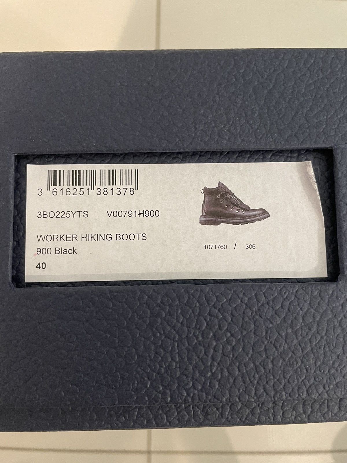 Dior × Kim Jones NEW 40 Worker Calfskin Leather Hiking Winter Boots Logo Size US 7 / EU 40 - 6 Thumbnail