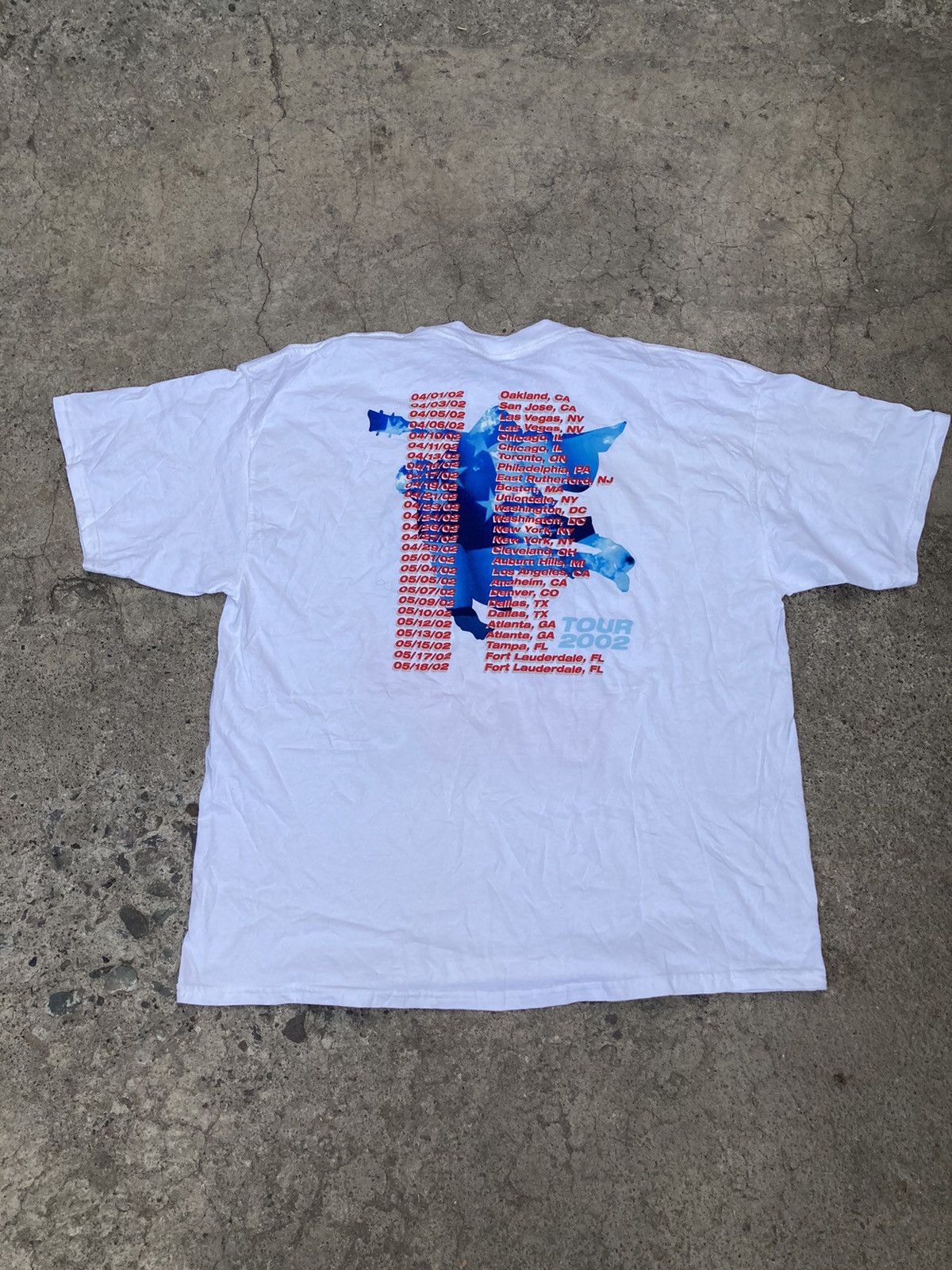Band Tees × Vintage Vintage Paul macarney driving USA tour t shirt Size US XL / EU 56 / 4 - 5 Thumbnail