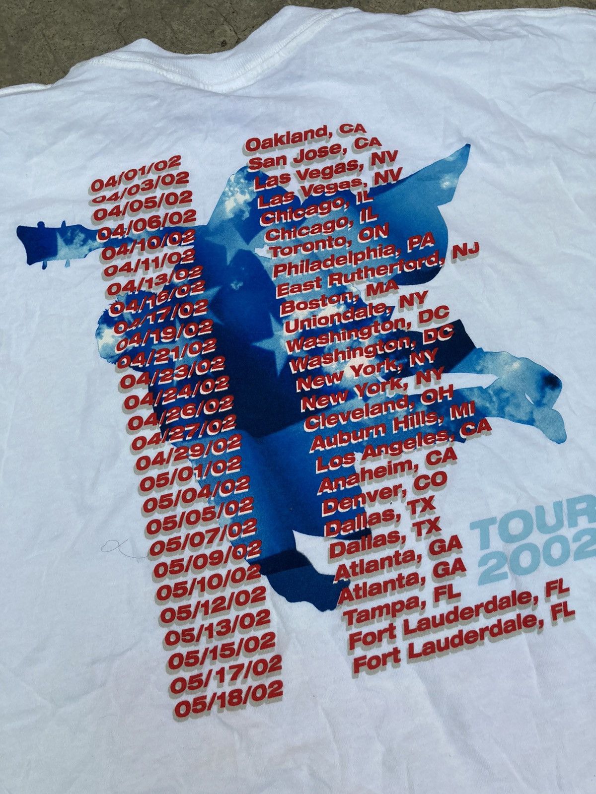 Band Tees × Vintage Vintage Paul macarney driving USA tour t shirt Size US XL / EU 56 / 4 - 6 Thumbnail