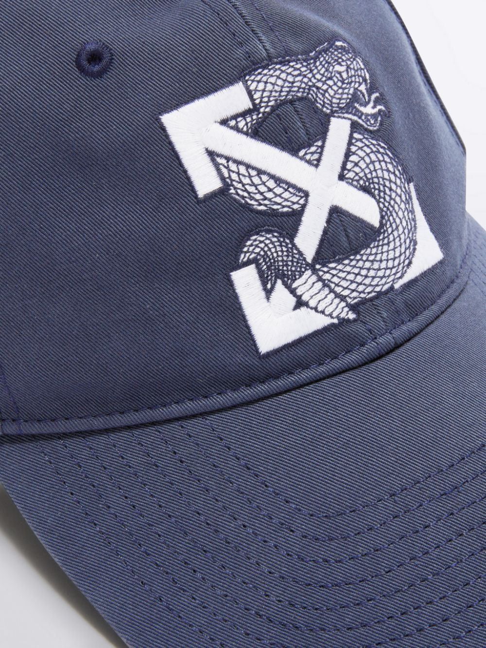 Off-White Off-White Sal Barbier Arrow Snake Embroidered Baseball Cap Size ONE SIZE - 2 Thumbnail