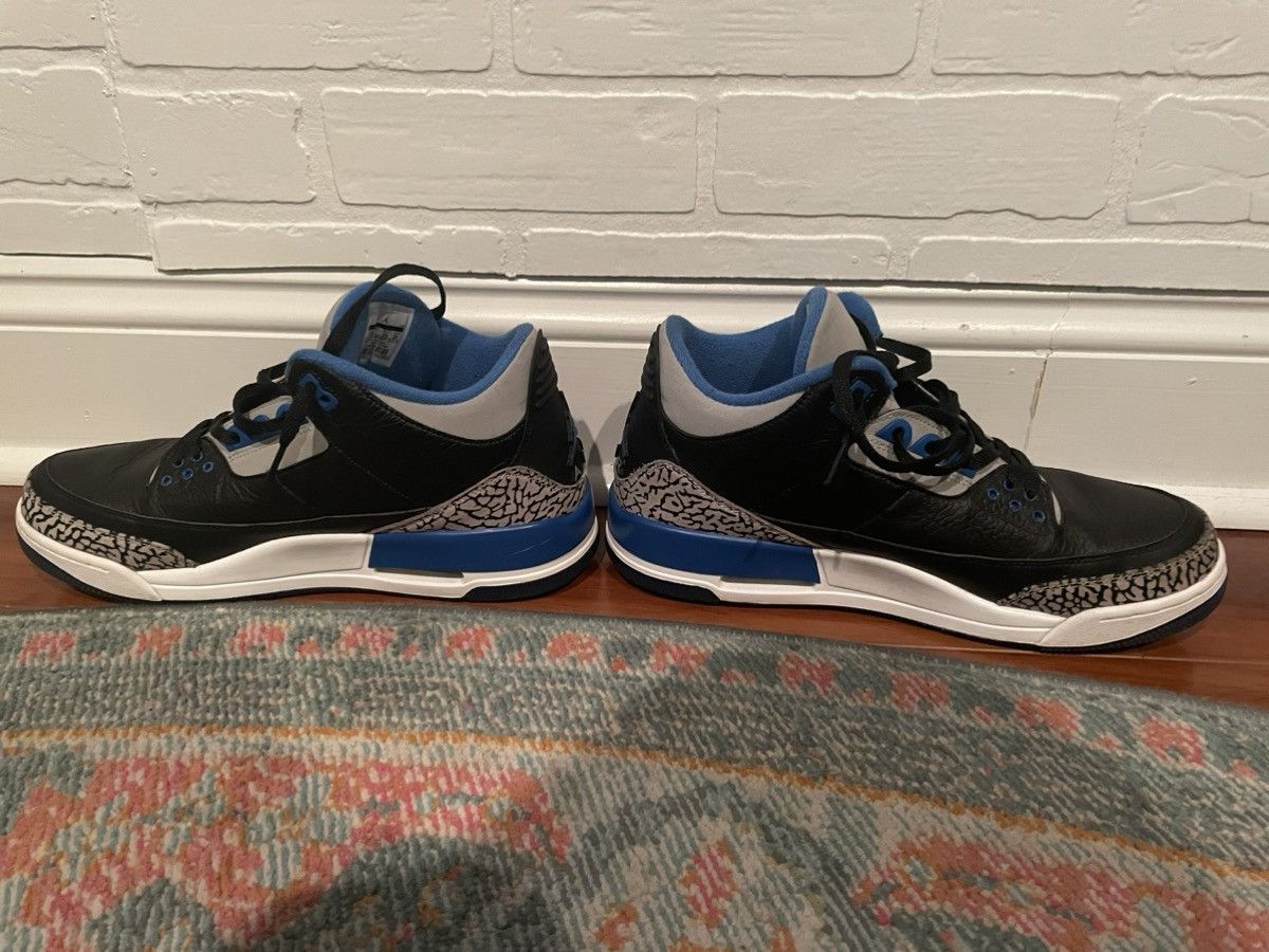 Jordan Brand Jordan Retro Sport Blue 3 Size US 10 / EU 43 - 7 Thumbnail