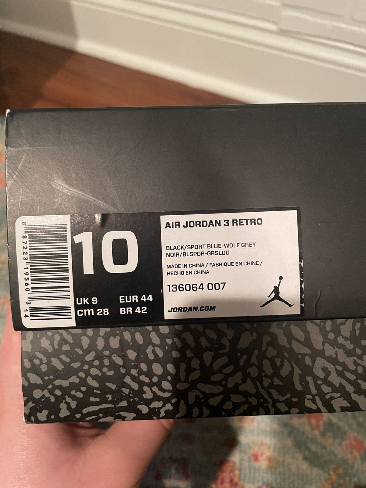 Jordan Brand Jordan Retro Sport Blue 3 Size US 10 / EU 43 - 9 Thumbnail