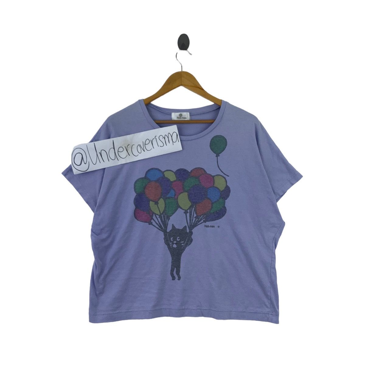 Issey Miyake × Japanese Brand NE-NET By ISSEY Miyake Japanese Brand Cat With Ballons Size XL / US 12-14 / IT 48-50 - 1 Thumbnail