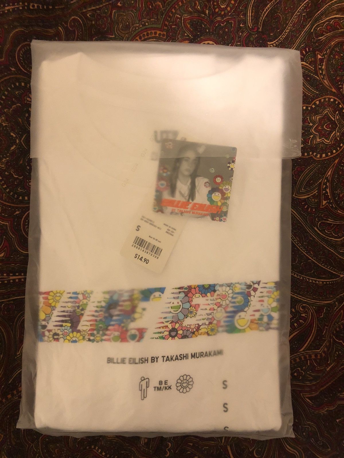 Billie Eilish Flower Logo Tee Size US S / EU 44-46 / 1 - 4 Thumbnail