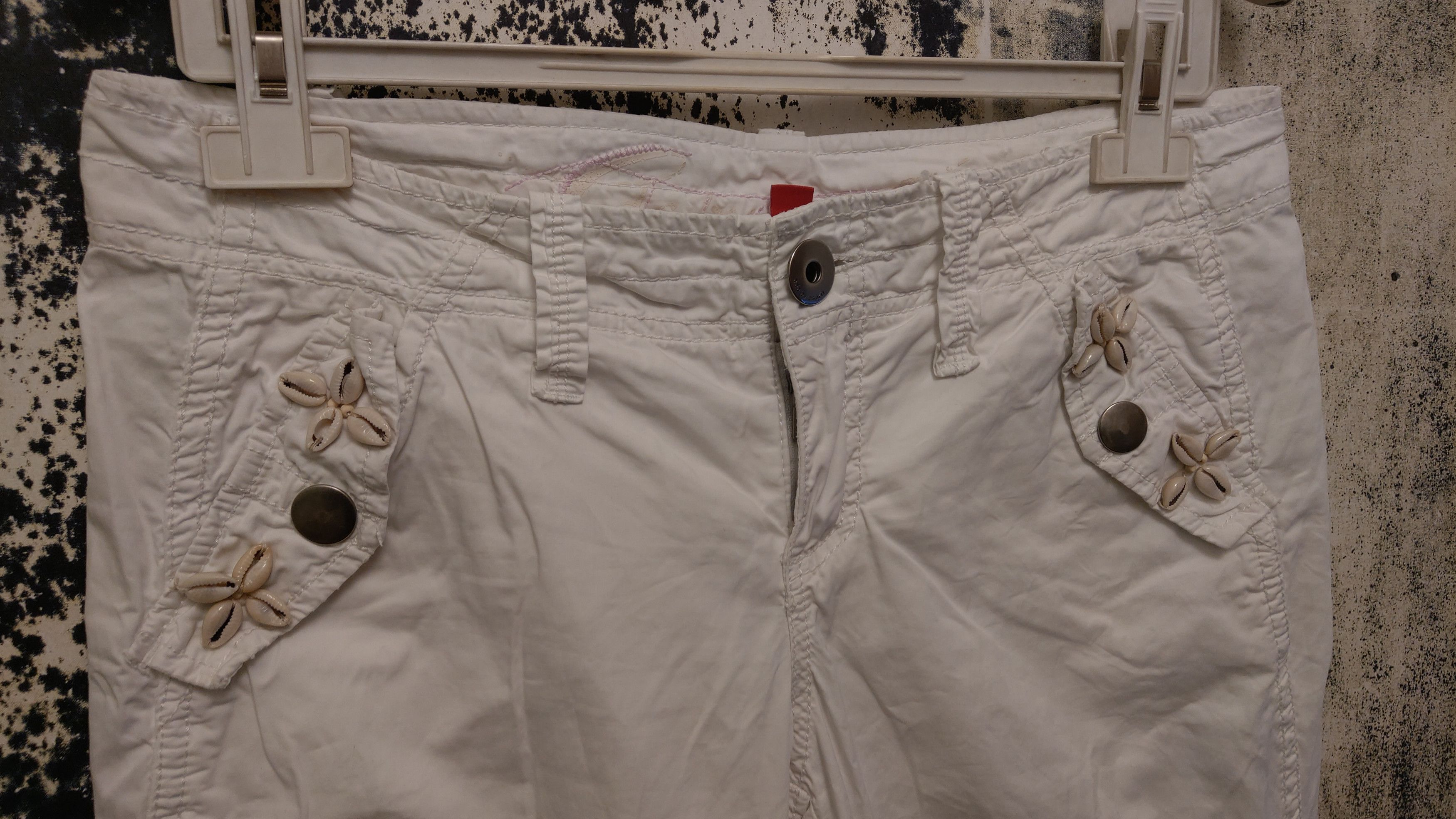 Japanese Brand × Vintage Seashells Flared Pants Raver y2k opium goth Alt Cyber Size 26" / US 2 / IT 38 - 11 Thumbnail