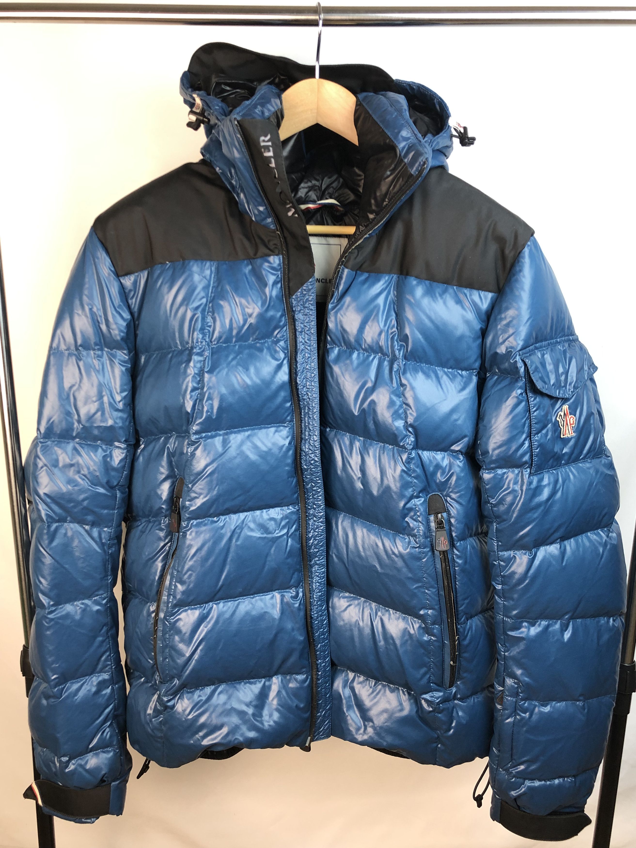 Moncler Grenoble Moncler Grenoble Sancy puffer hooded blue ski Size US L / EU 52-54 / 3 - 3 Thumbnail