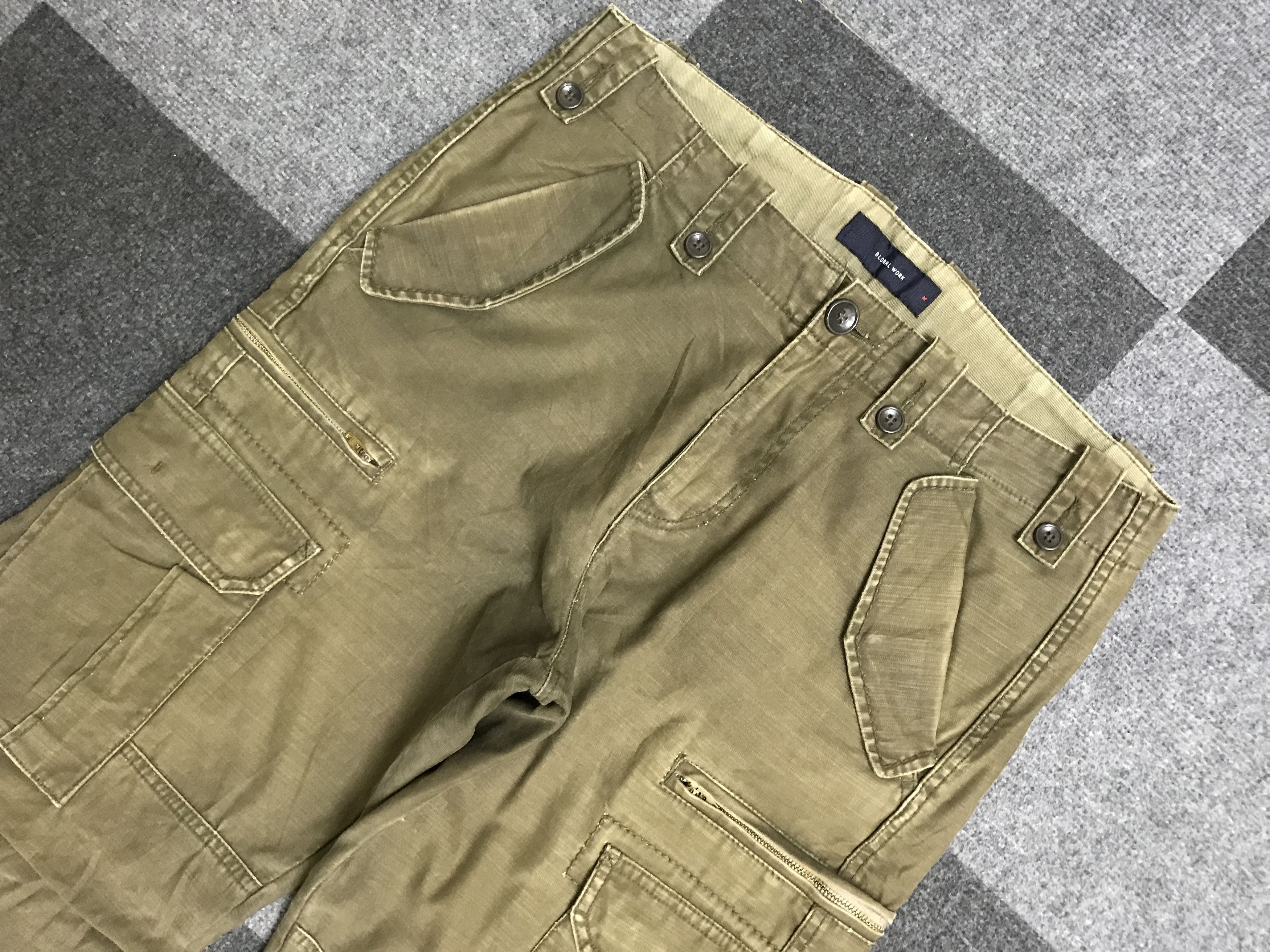 Japanese Brand CP316 Global Work Japan Sturdy Cargo Multipockets Pant Size US 32 / EU 48 - 4 Thumbnail