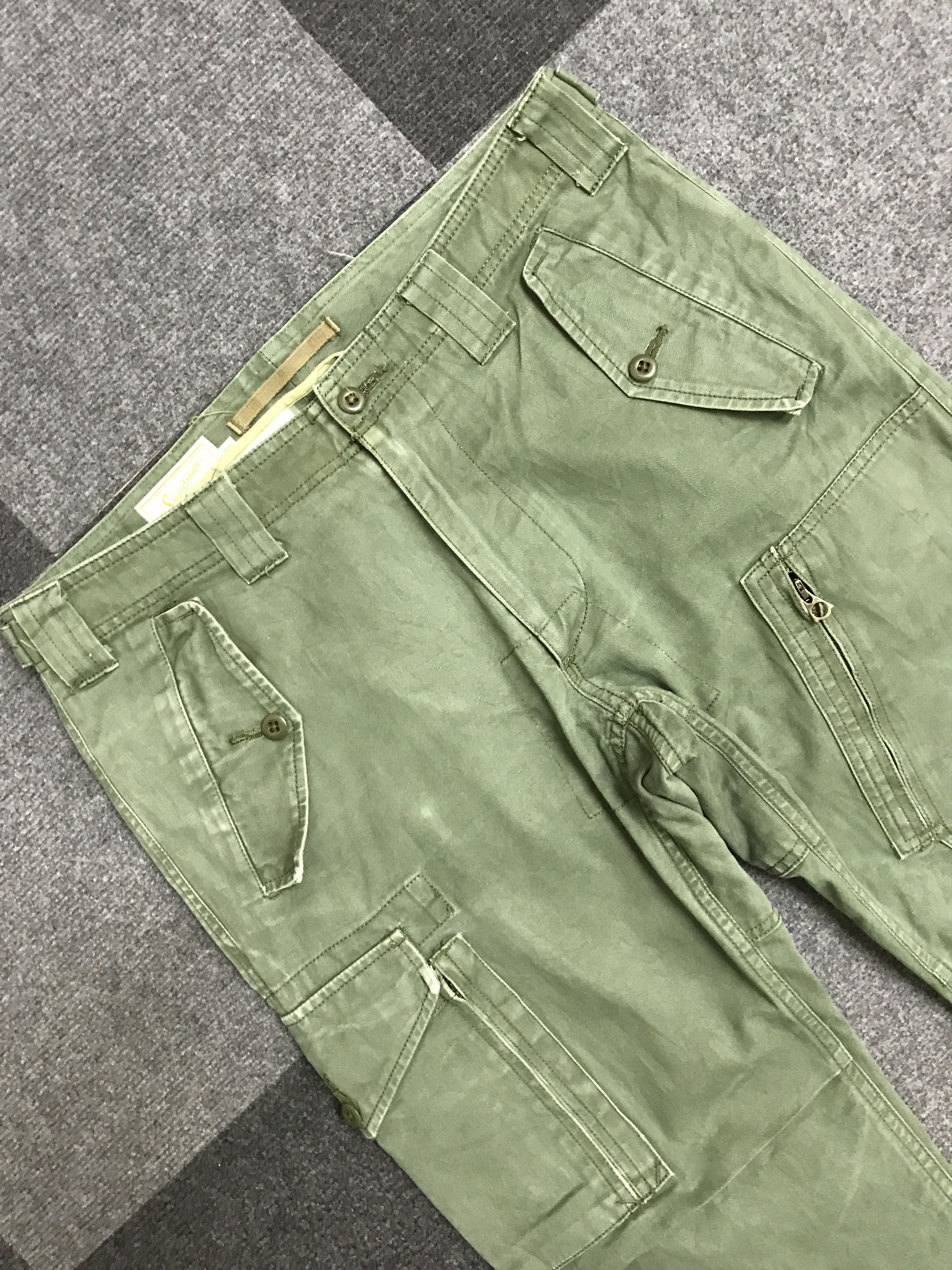 Japanese Brand CP317 Soundman Japan Slim Military Cargo Pant Size US 32 / EU 48 - 2 Thumbnail