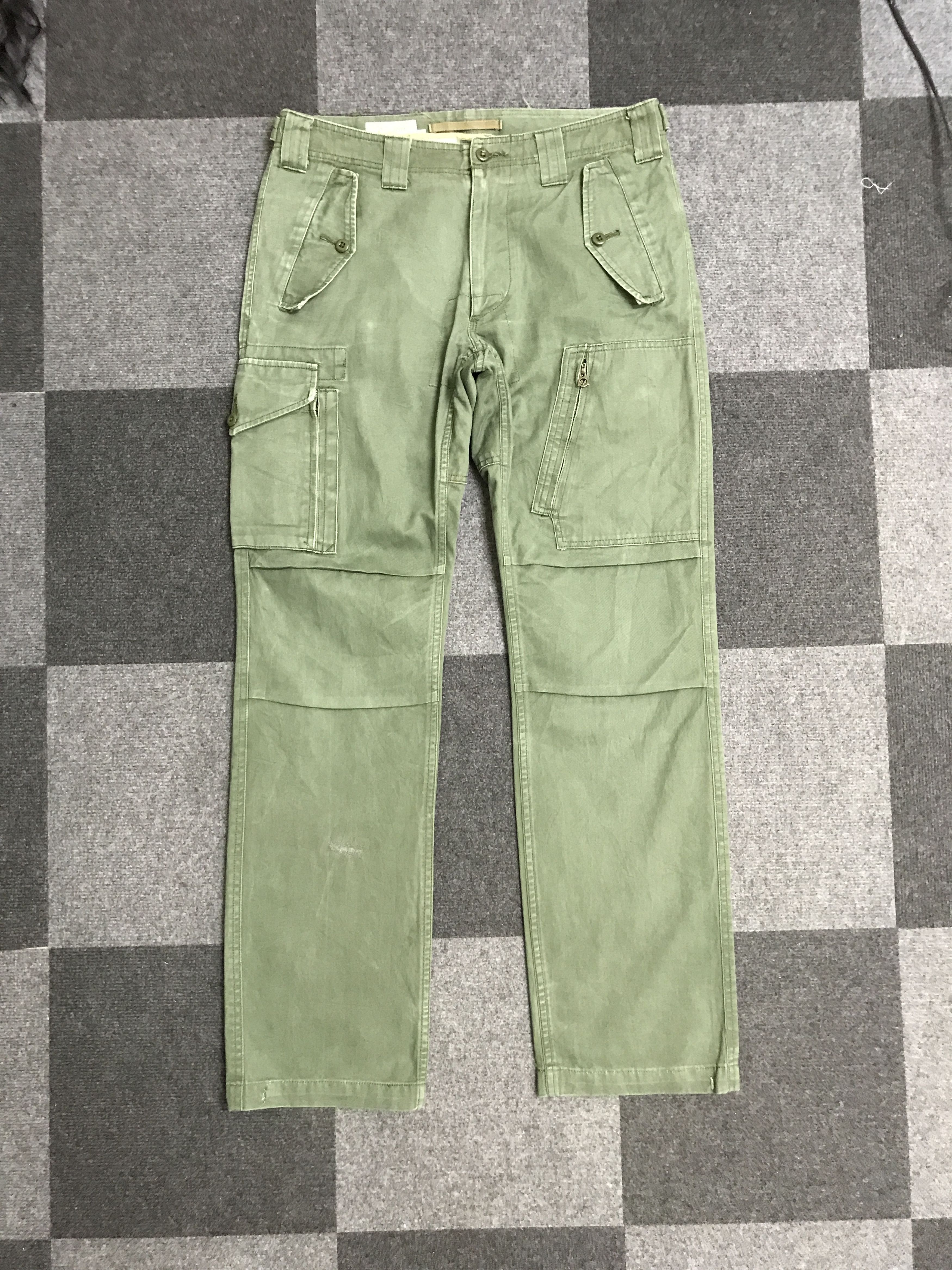 Japanese Brand CP317 Soundman Japan Slim Military Cargo Pant Size US 32 / EU 48 - 1 Thumbnail