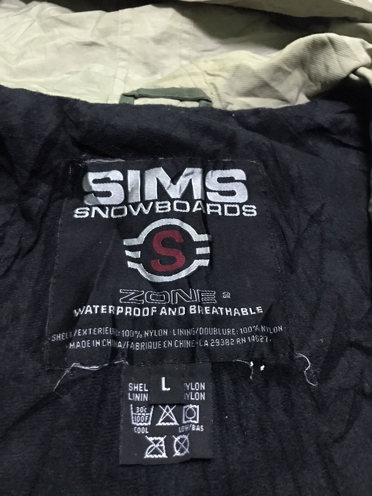 Vintage SIMS snowboard jacket Size US L / EU 52-54 / 3 - 5 Thumbnail