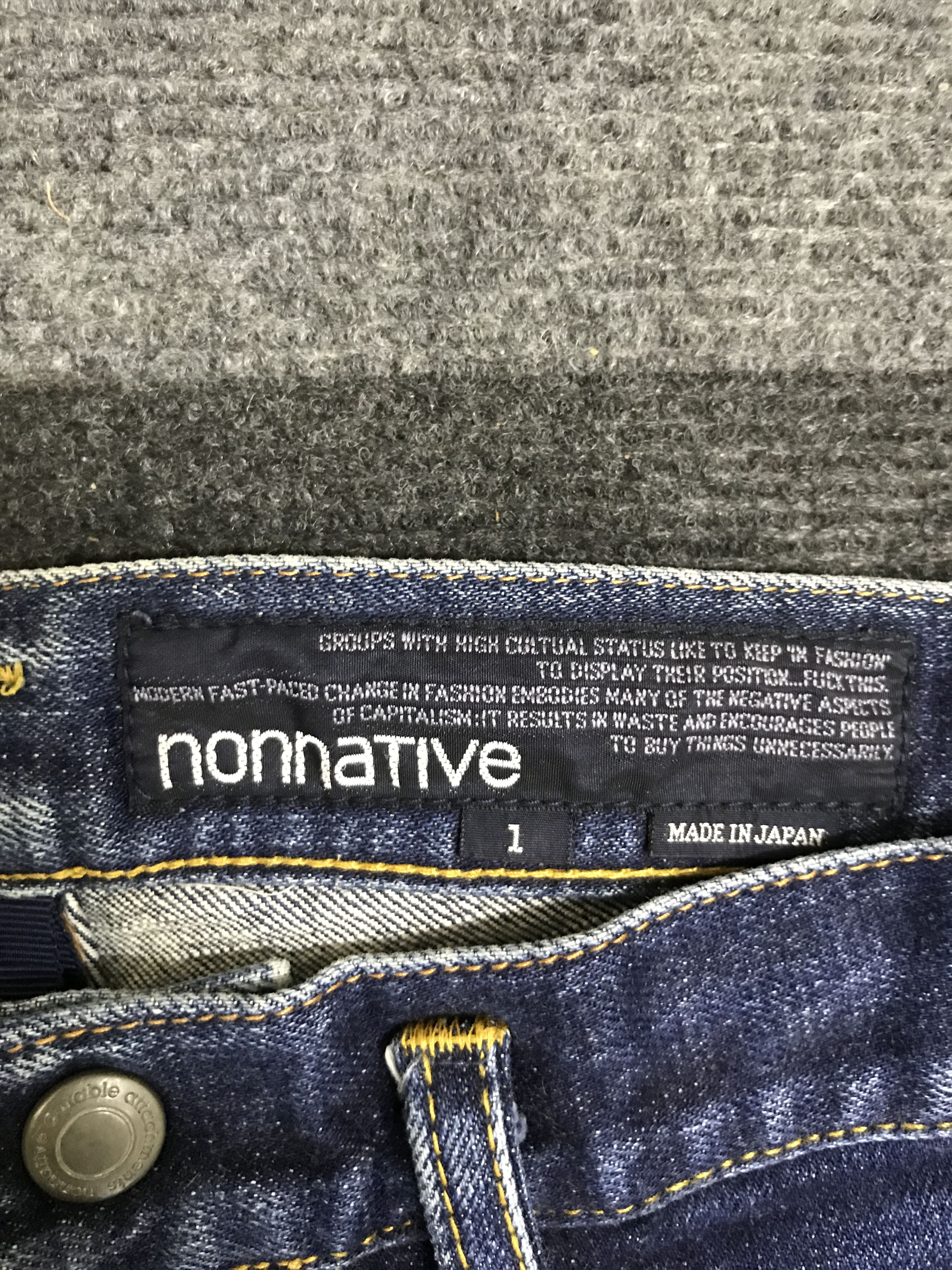 Designer × Nonnative D167 nonnative Japan Streetwear Skinny Jeans Size US 32 / EU 48 - 7 Thumbnail