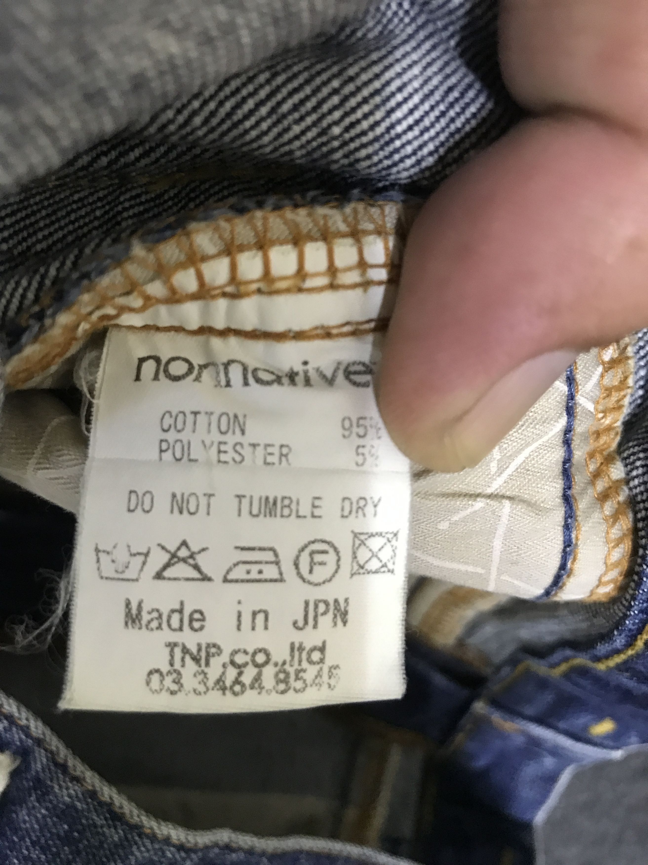 Designer × Nonnative D167 nonnative Japan Streetwear Skinny Jeans Size US 32 / EU 48 - 14 Thumbnail