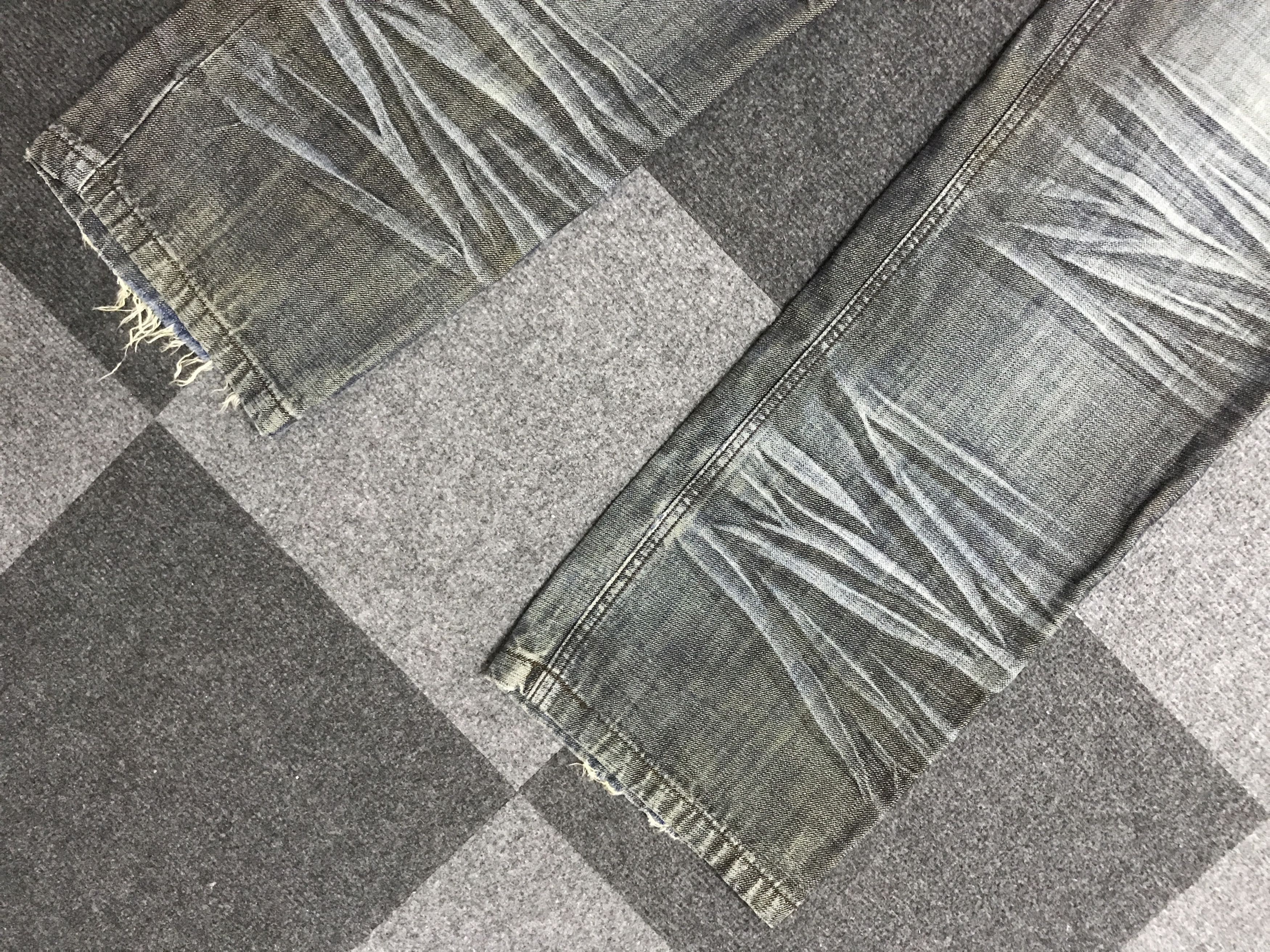 Japanese Brand D168 BHS Cool Fades Honeycomb Jeans Size US 33 - 4 Thumbnail