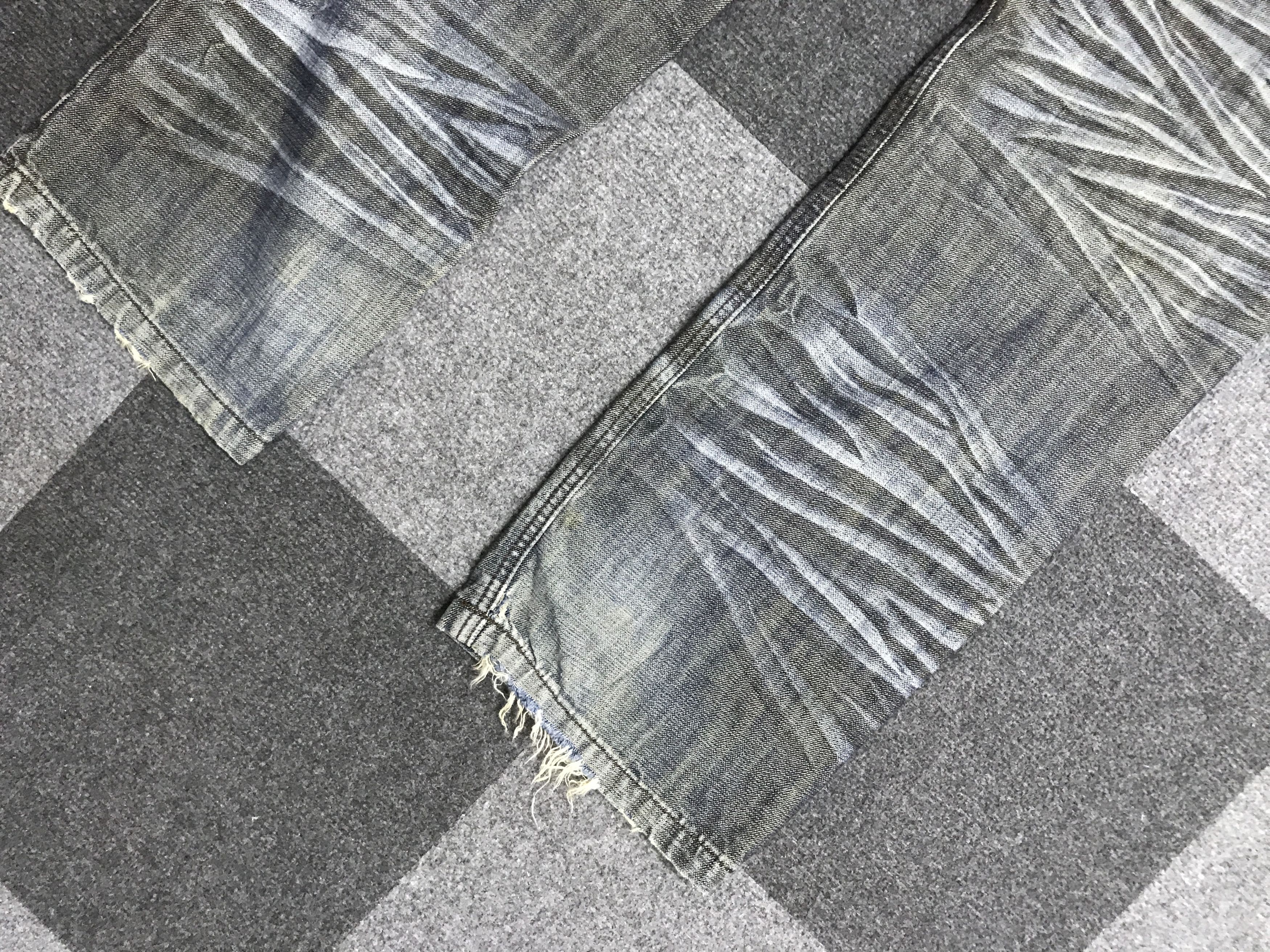 Japanese Brand D168 BHS Cool Fades Honeycomb Jeans Size US 33 - 10 Thumbnail